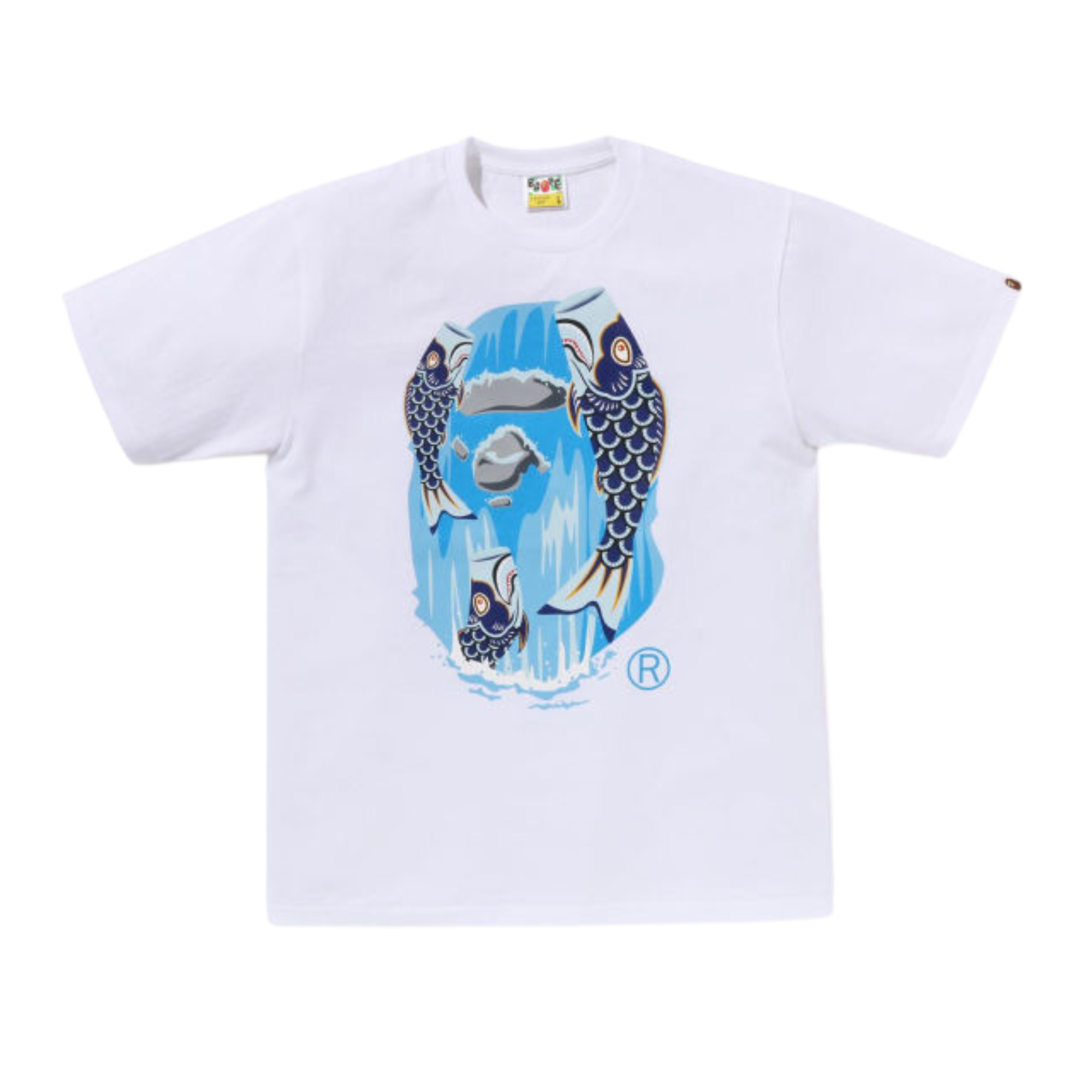 Bape Koinobori Waterfall T-shirt "White"