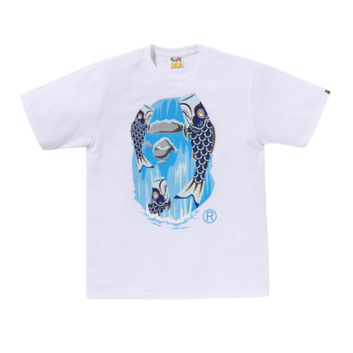 Bape Koinobori Waterfall T-shirt "White"