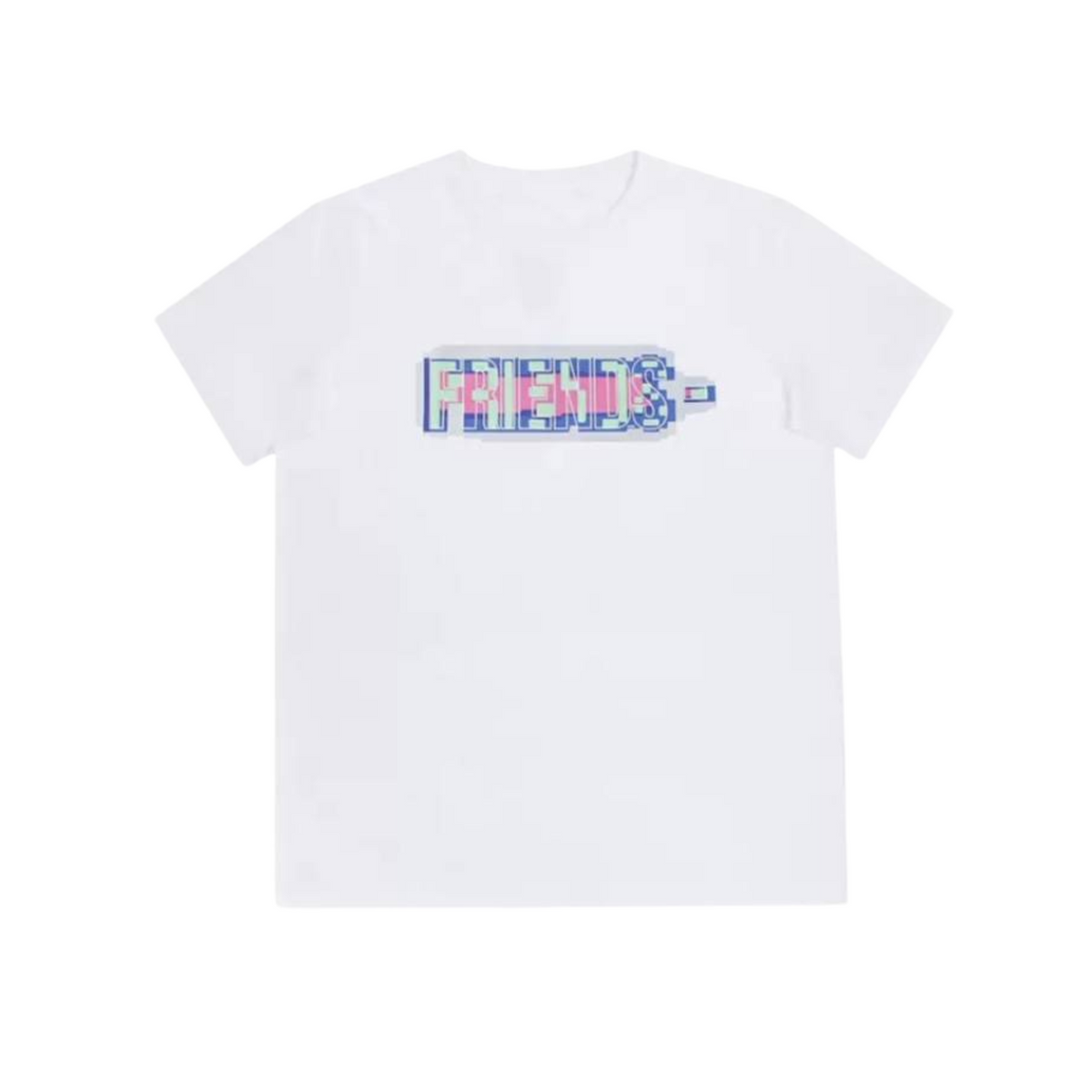 Vlone Friends T-shirt "White/Pixel"
