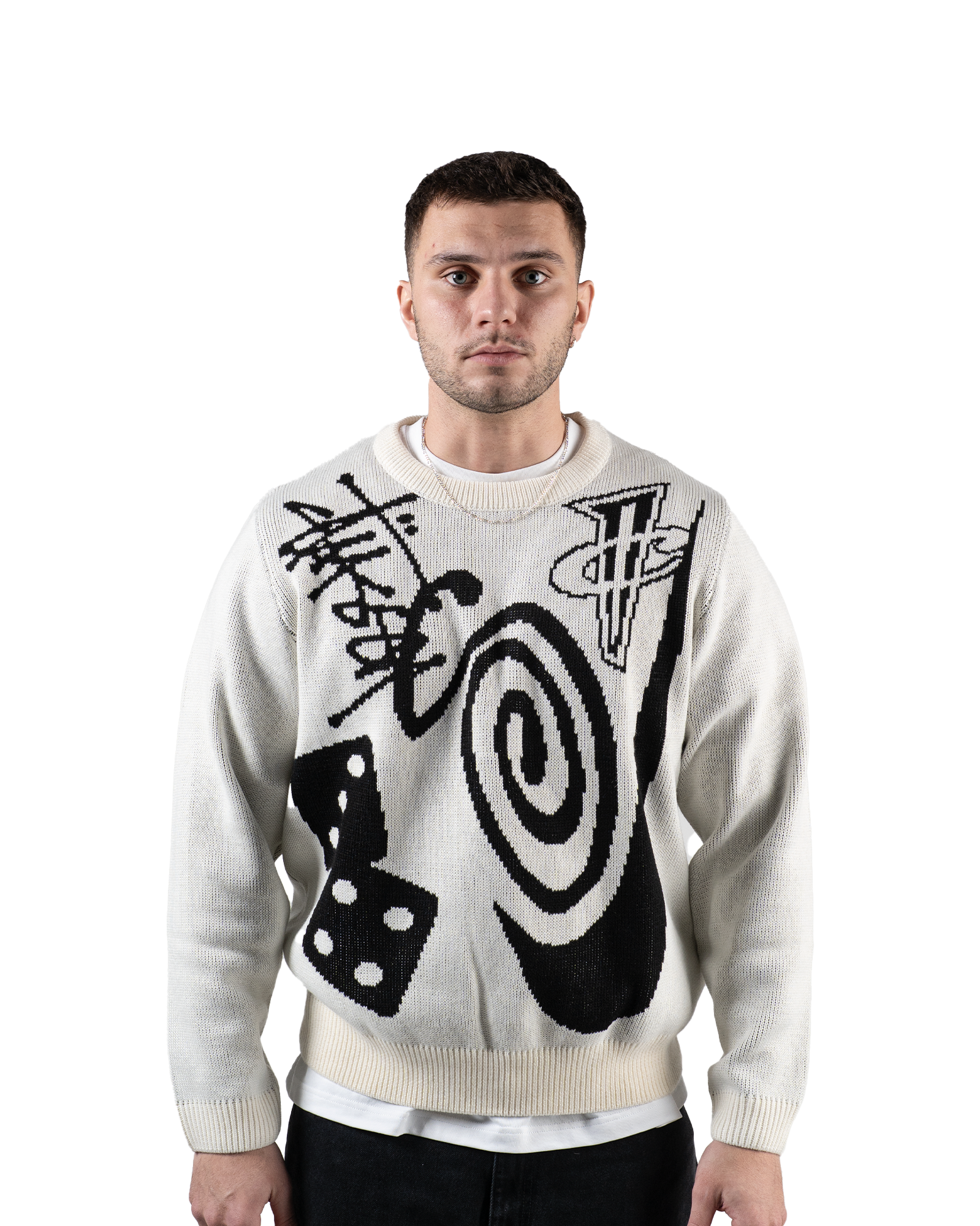 Nike X Stussy Knit Sweater Natural