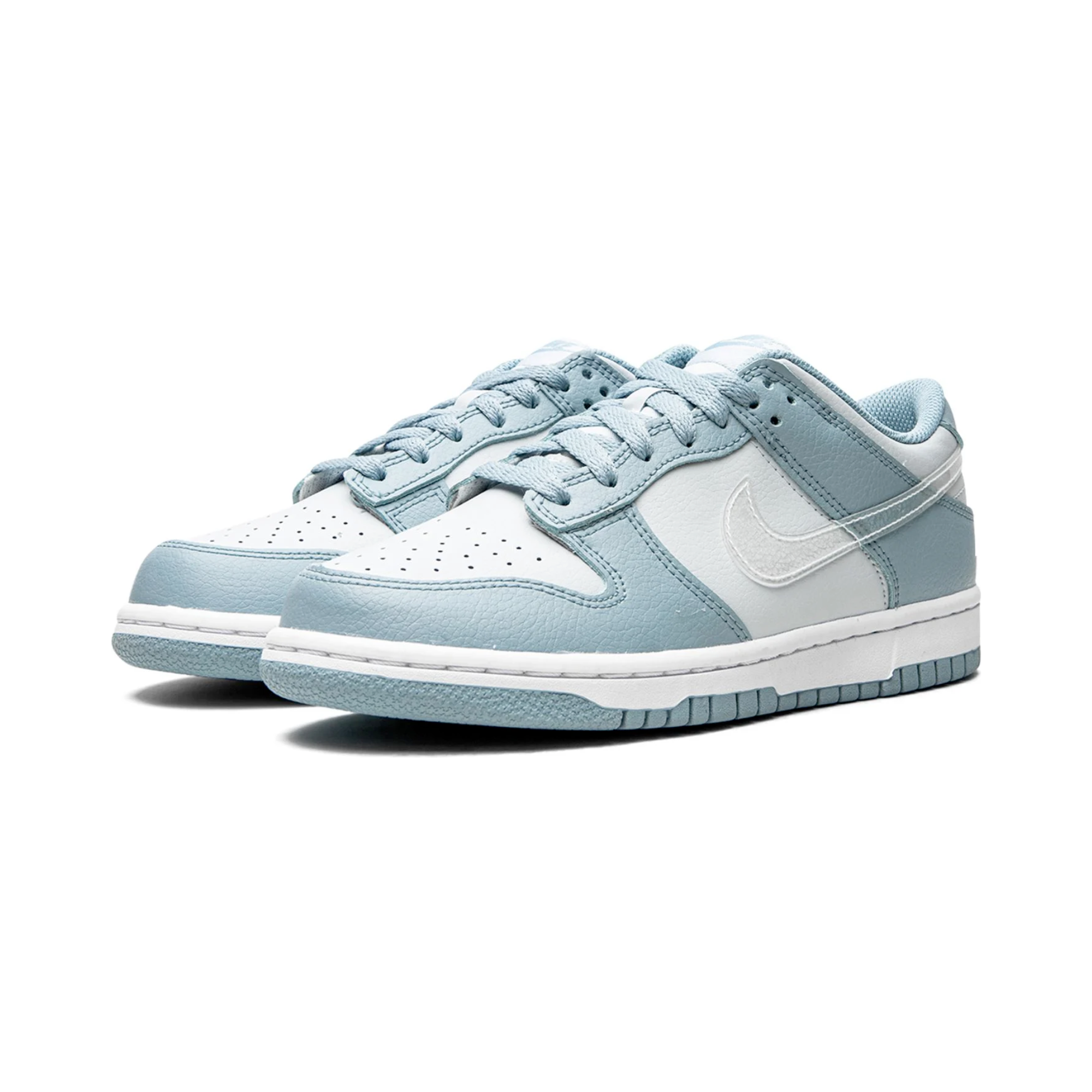 Nike Dunk Low "Clear Blue Swoosh"