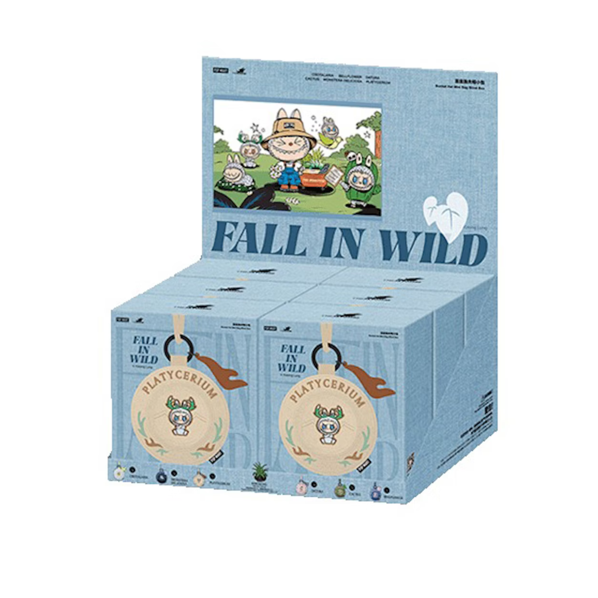 Pop Mart Labubu Fall in Wild Series Bucket Hat Mini Bag Sealed Case