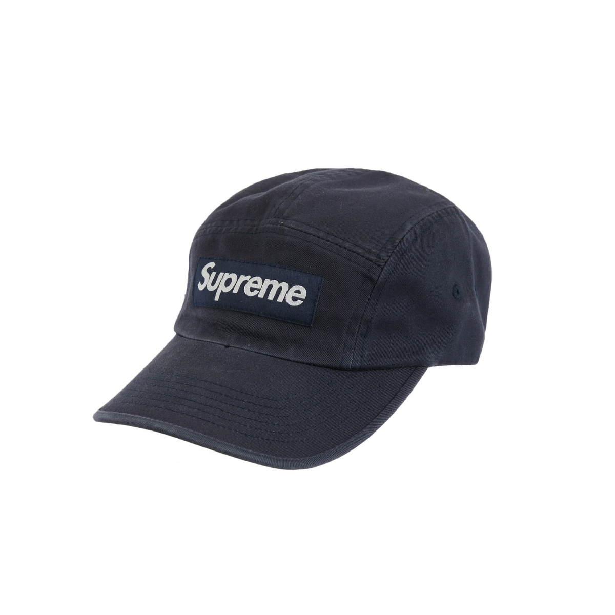 Supreme Washed Chino Twill Camp Cap "Navy"