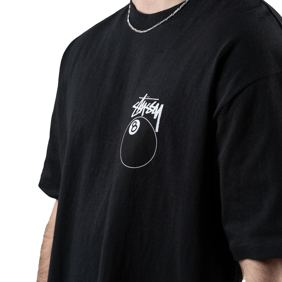 Stussy 8 Ball Tee "Black" - street-bill.dk