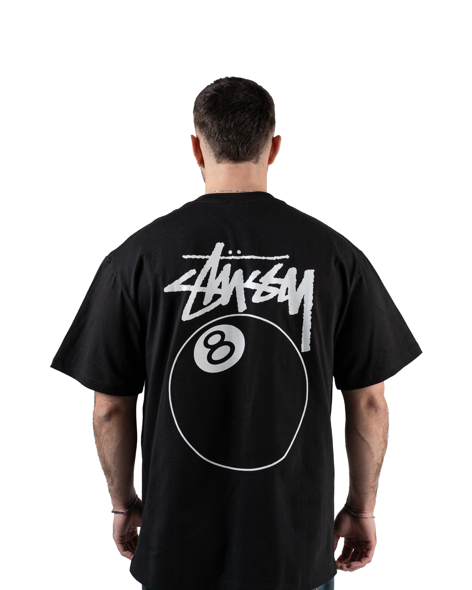 Stussy 8 Ball Tee "Black" - street-bill.dk