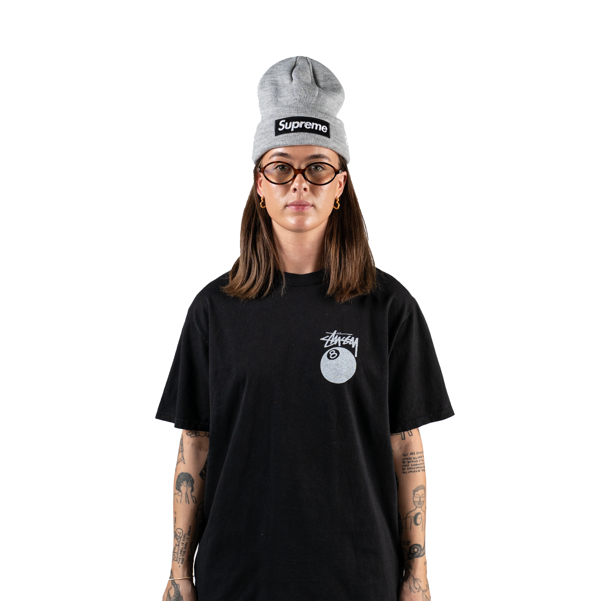 stüssy black t-shirt