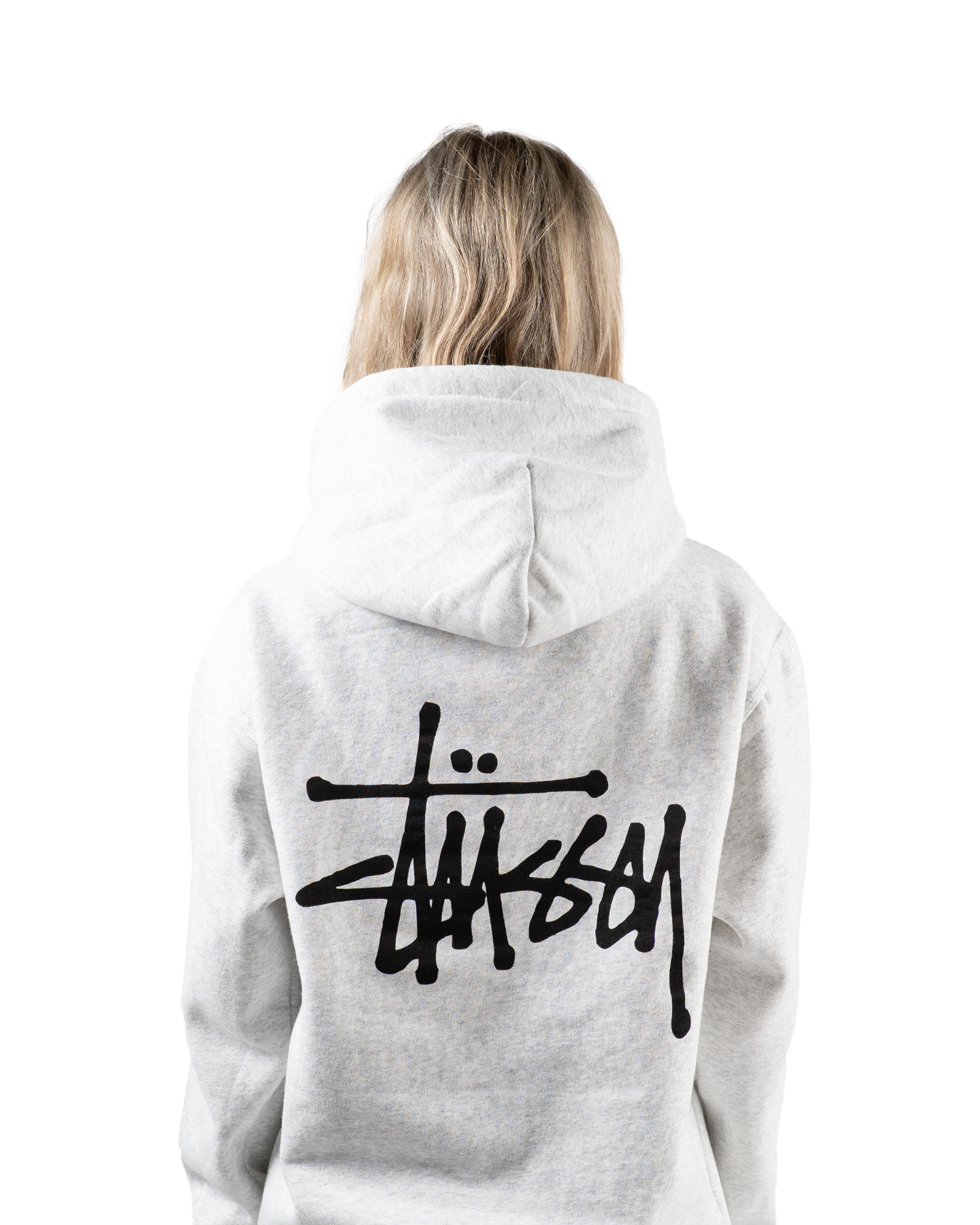 Stüssy Basic Hoodie "Ash Heather"