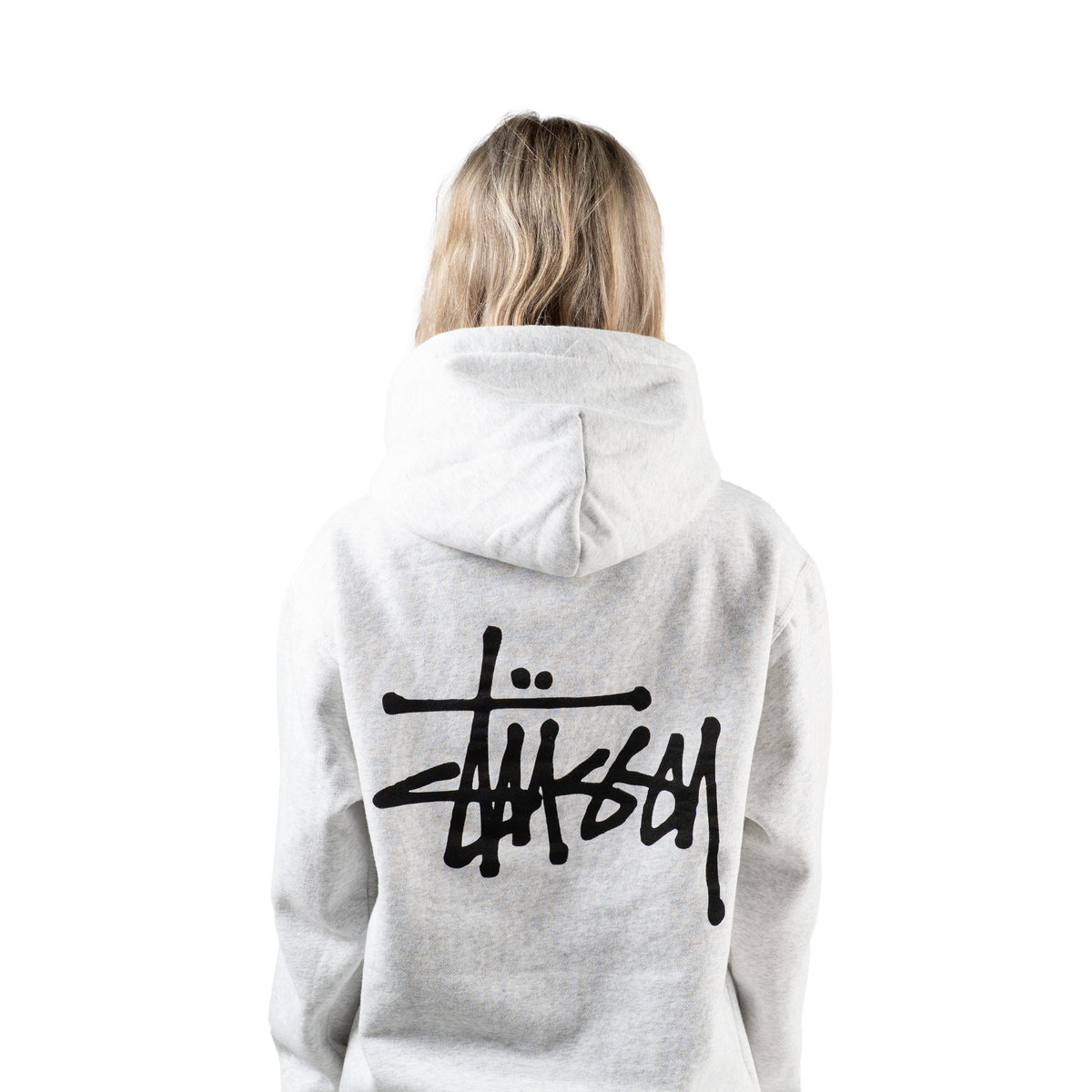 Stüssy Basic Hoodie "Ash Heather"