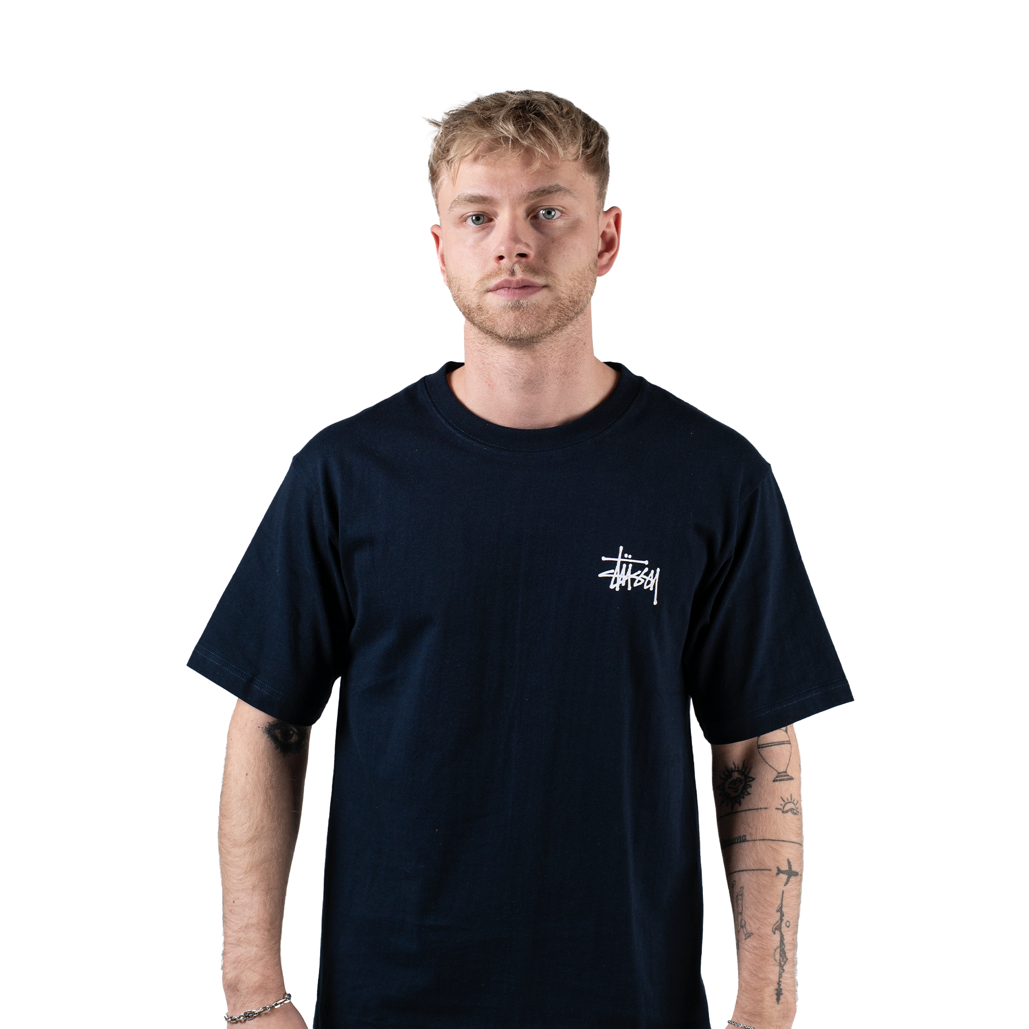Stussy Basic T shirt Navy