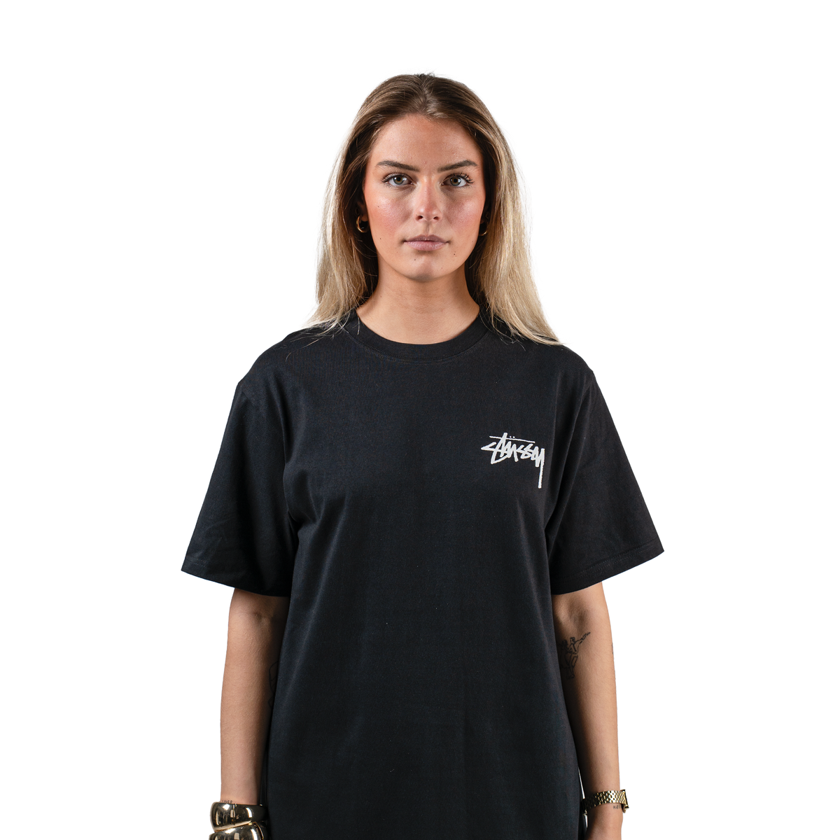 Stüssy Fuzzy Dice Tee "Black"