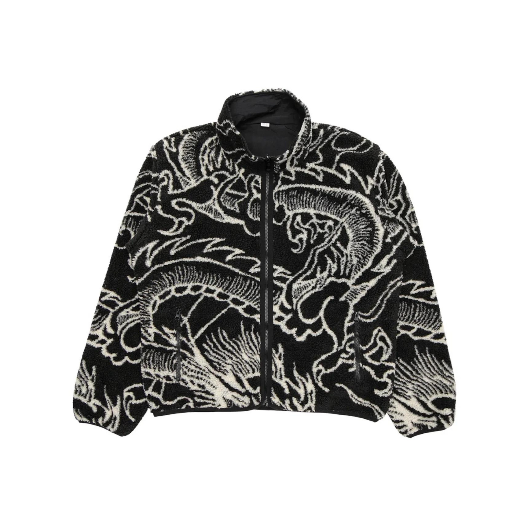 Stüssy Dragon Sherpa Jacket "Black" - street-bill.dk