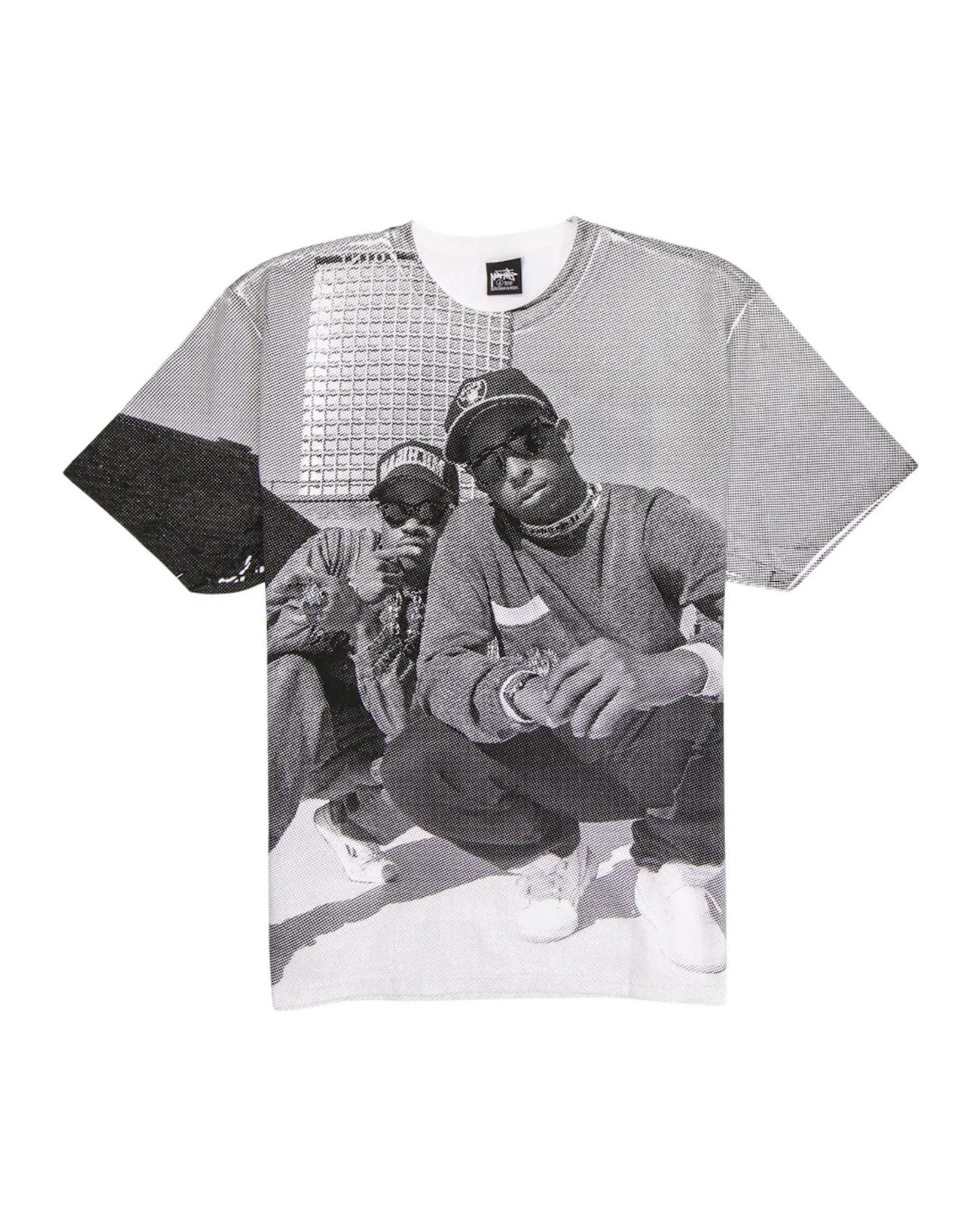 Stüssy Gang Starr Tee "Multicolor/White" - street-bill.dk