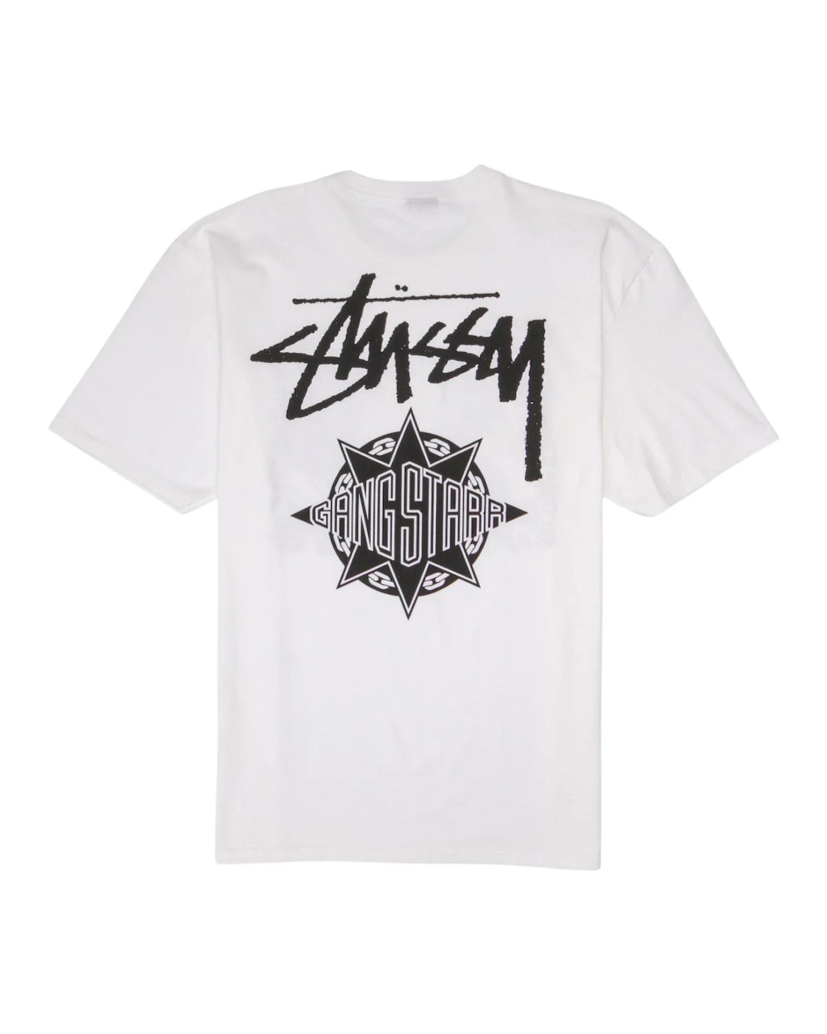 Stüssy Gang Starr Tee "Multicolor/White" - street-bill.dk