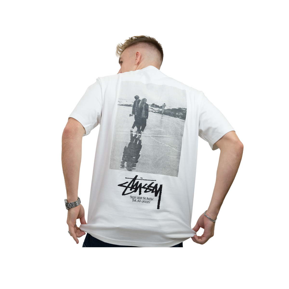 Stüssy Low Tide Tee "White"