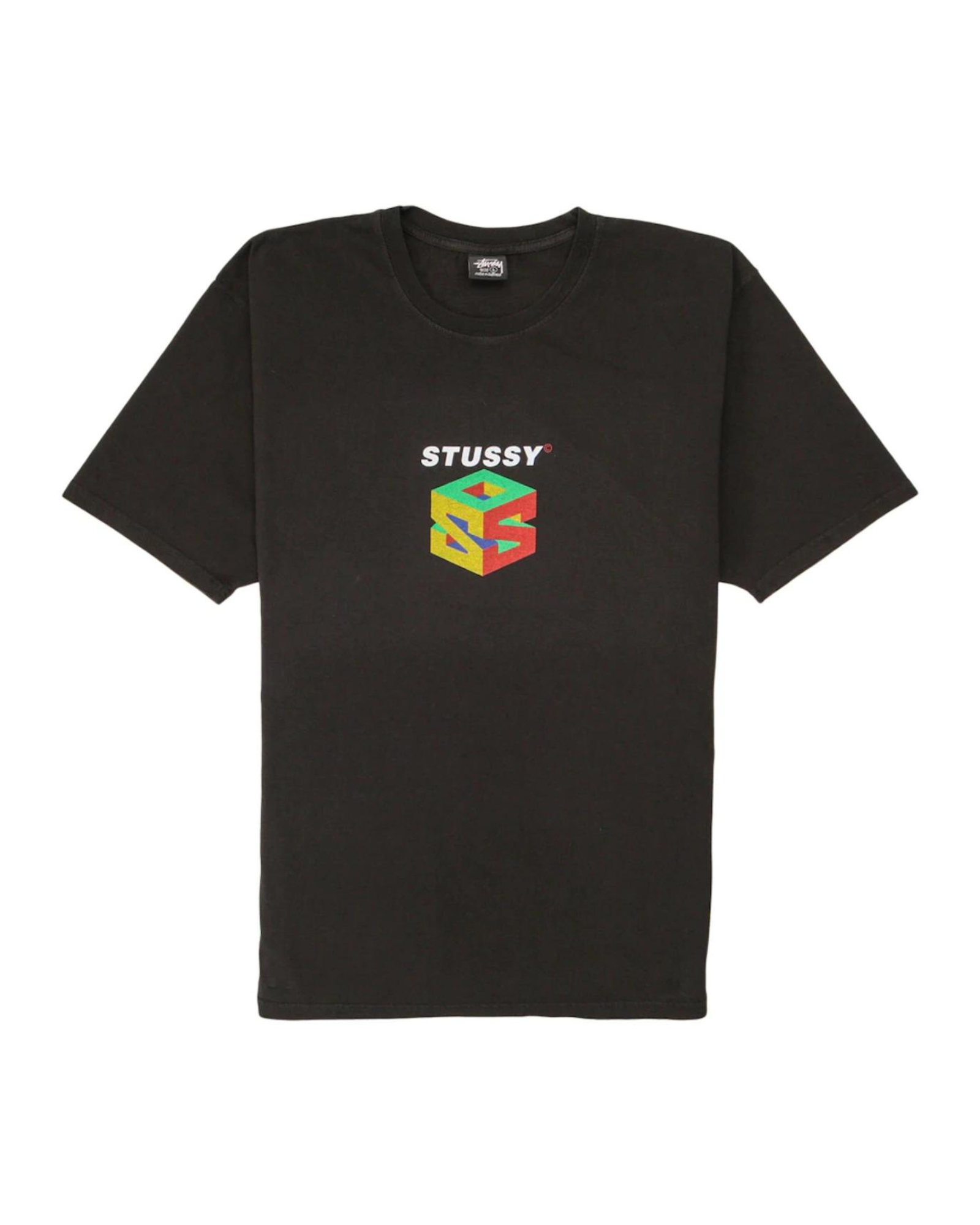 Stüssy S64 Pigment Dyed Tee "Black" - street-bill.dk