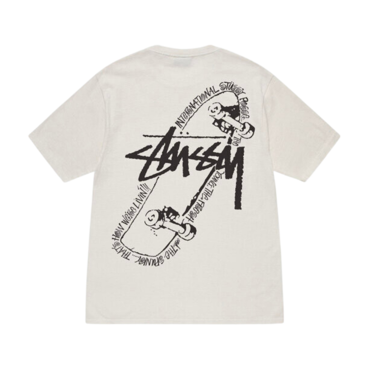 Stüssy Skate Posse Pigment Dyed Tee "Natural"
