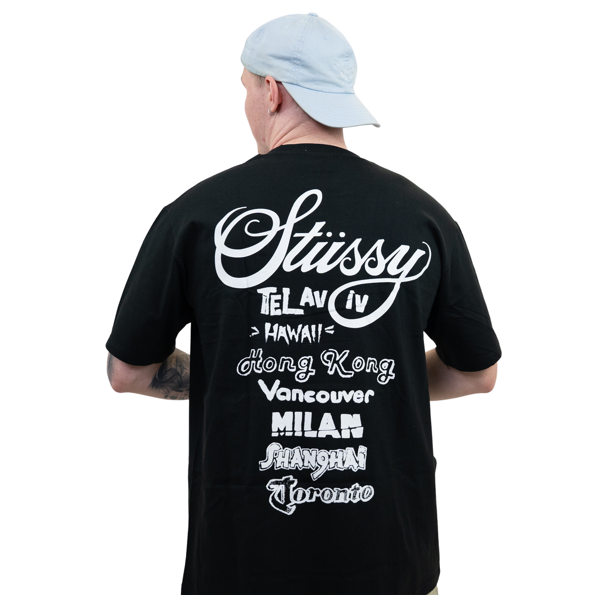 Stüssy World Tour T-shirt "Black"