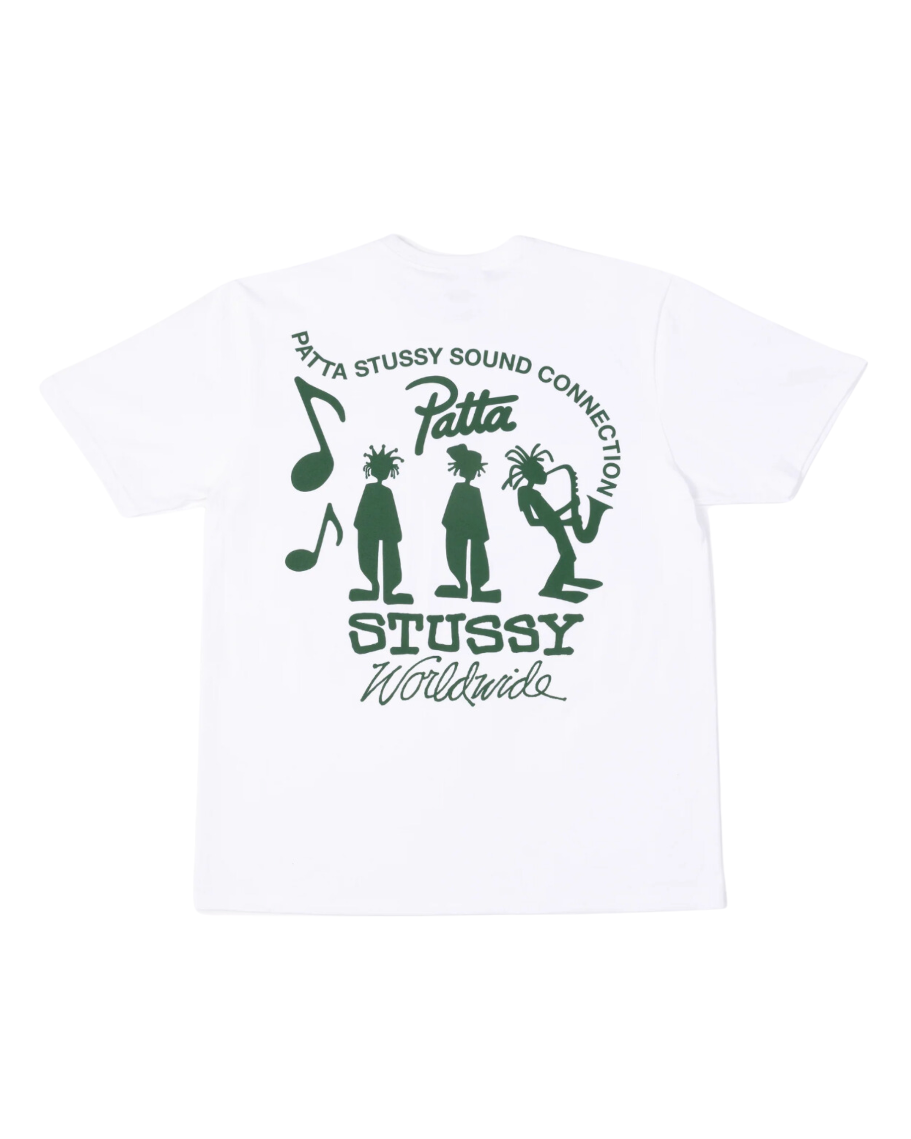 Patta x stussy t-shirt white