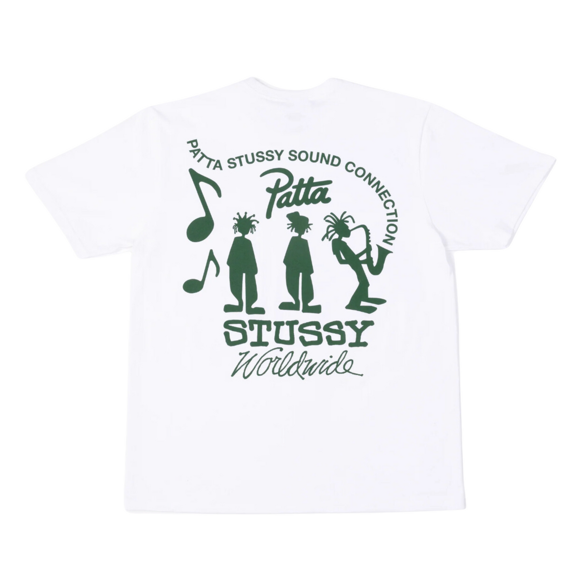 Stüssy x Patta Sound Connection T-shirt "White"