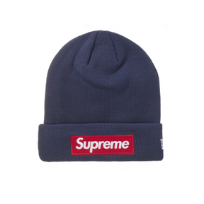 Supreme box logo beanie Navy