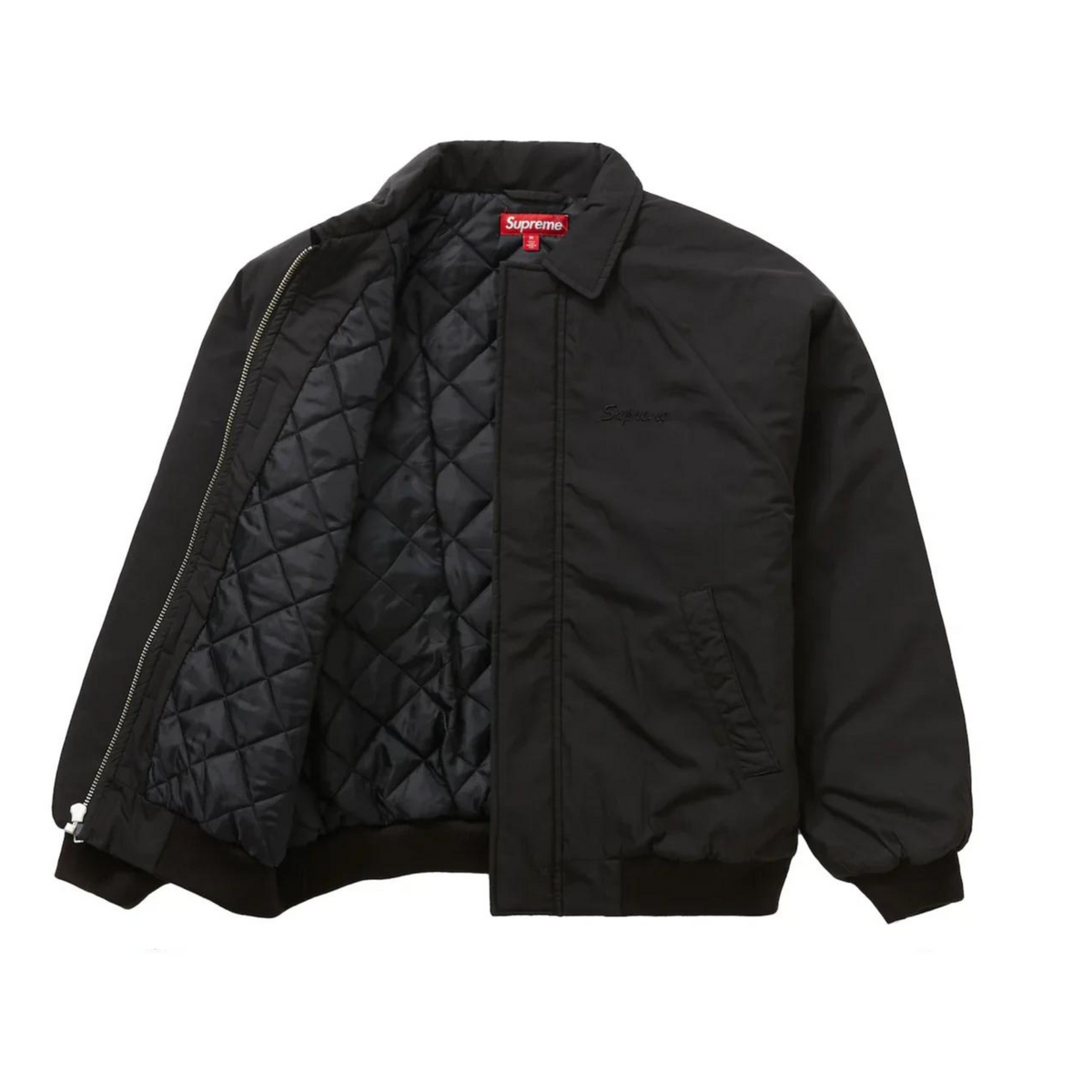 Supreme Peace Embroidered Work Jacket "Black"