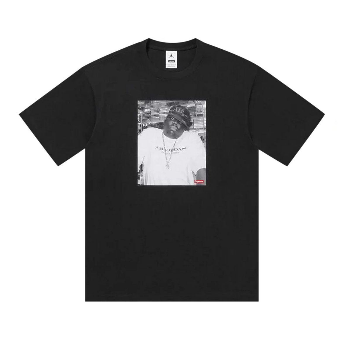 Supreme x Jordan Biggie T-shirt "Black"