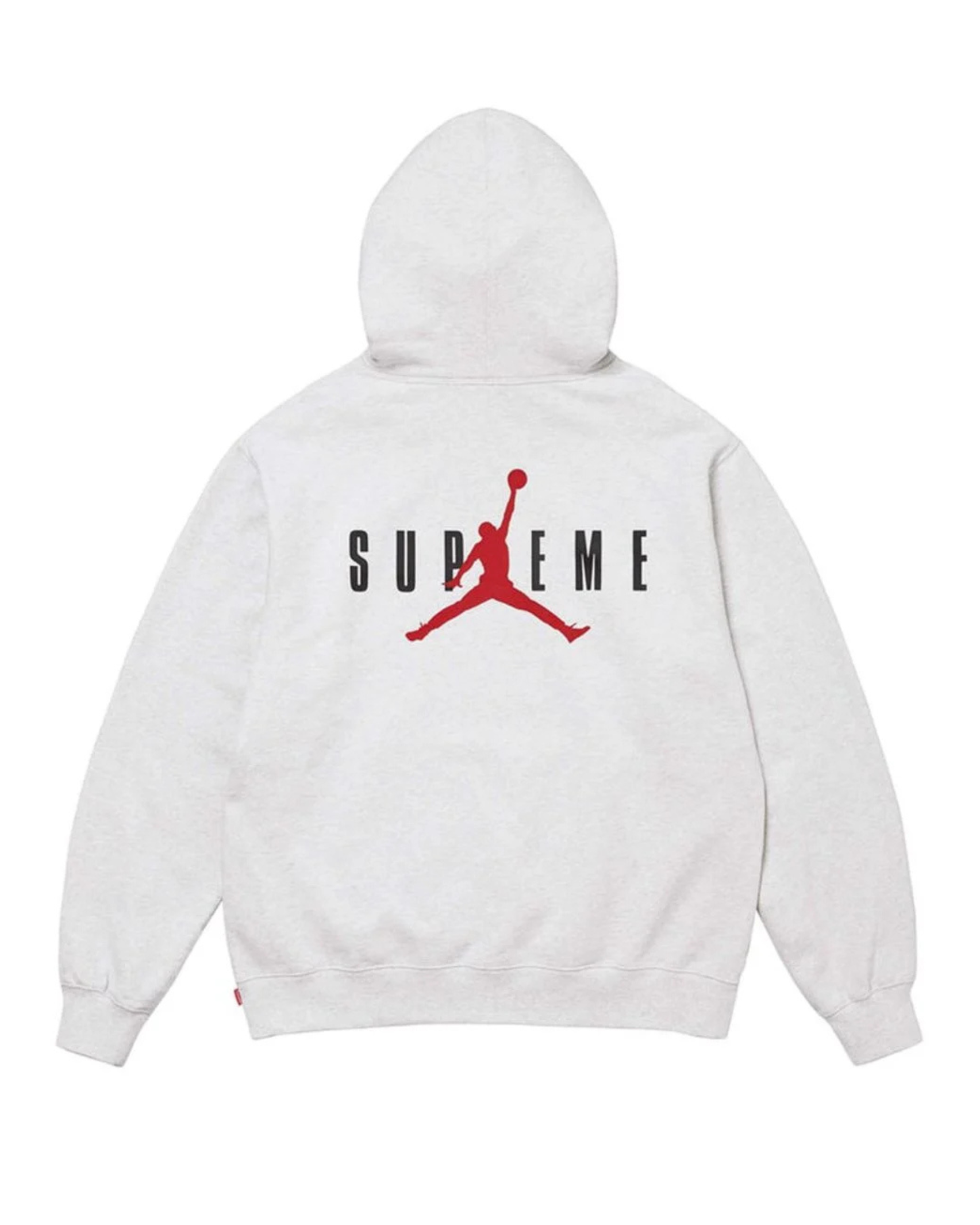 Supreme x Jordan Hoodie Grå back