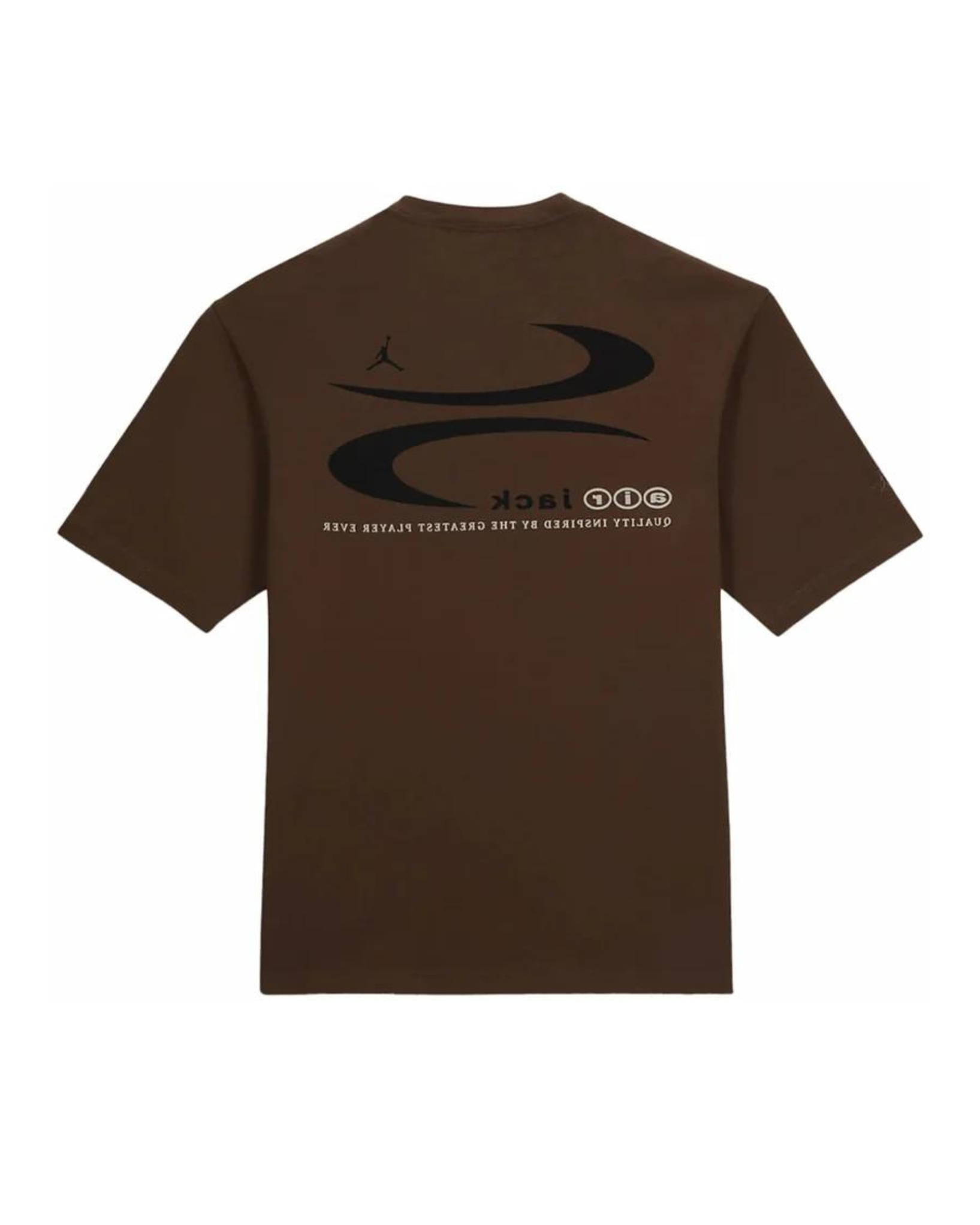 Travis scott t-shirt Brown  back