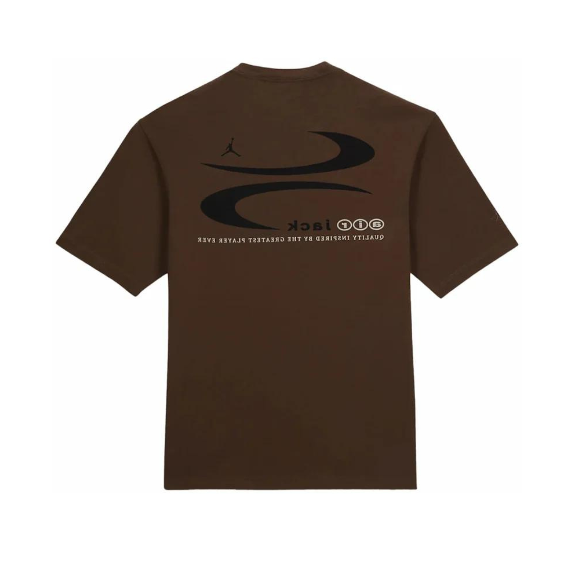 Travis scott t-shirt Brown  back