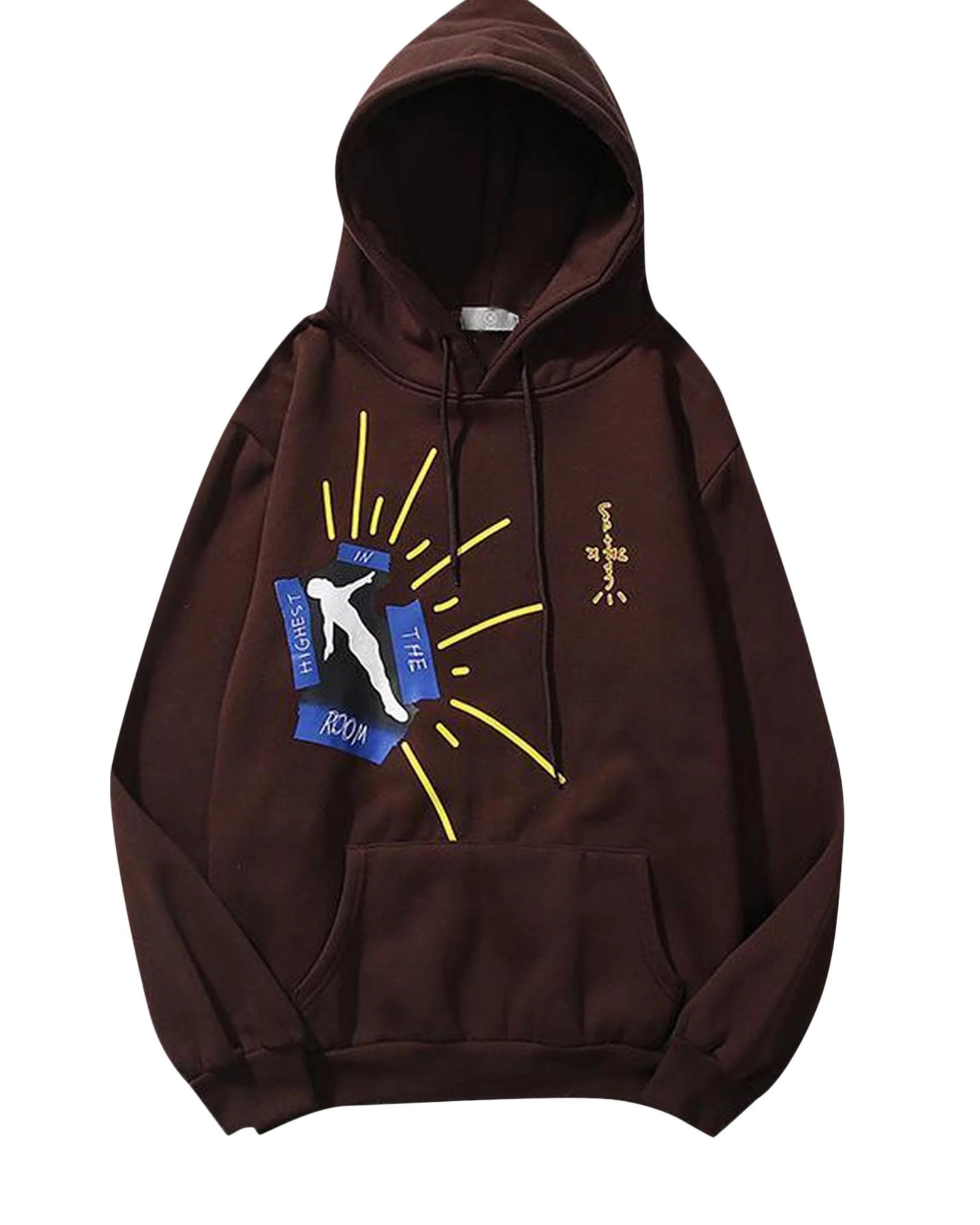 Travis scott hoodie brown