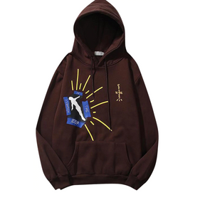 Travis scott hoodie brown