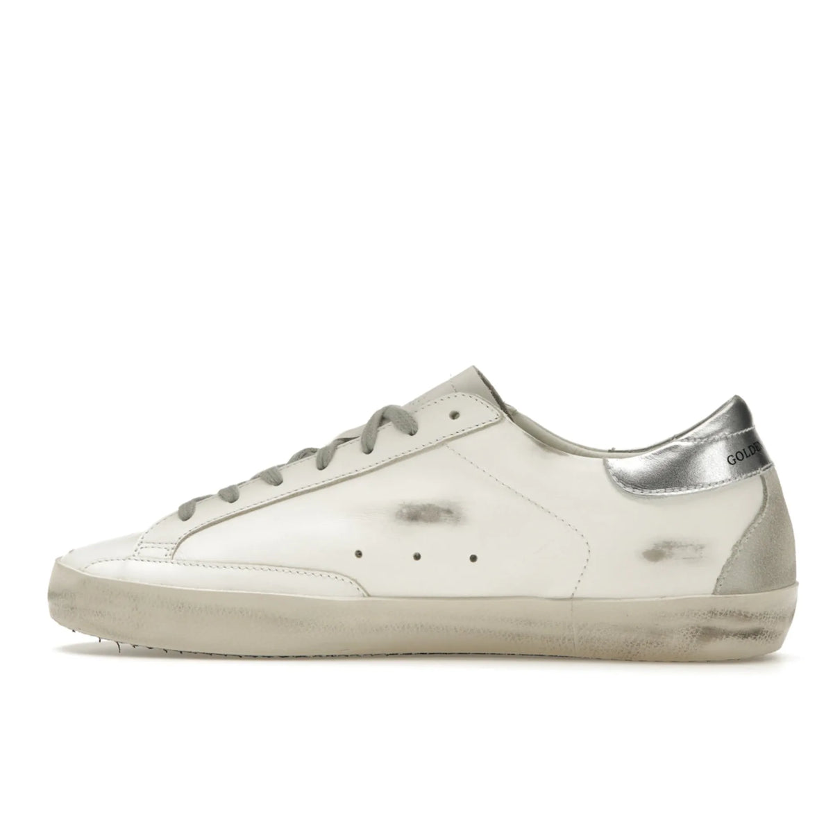 Golden Goose Super-Star White Silver