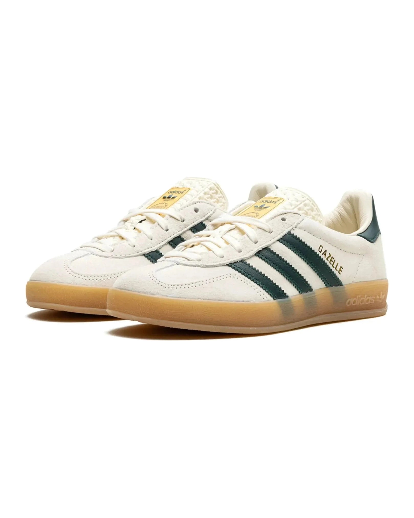 adidas Gazelle Indoor Cream White Collegiate Green Gum