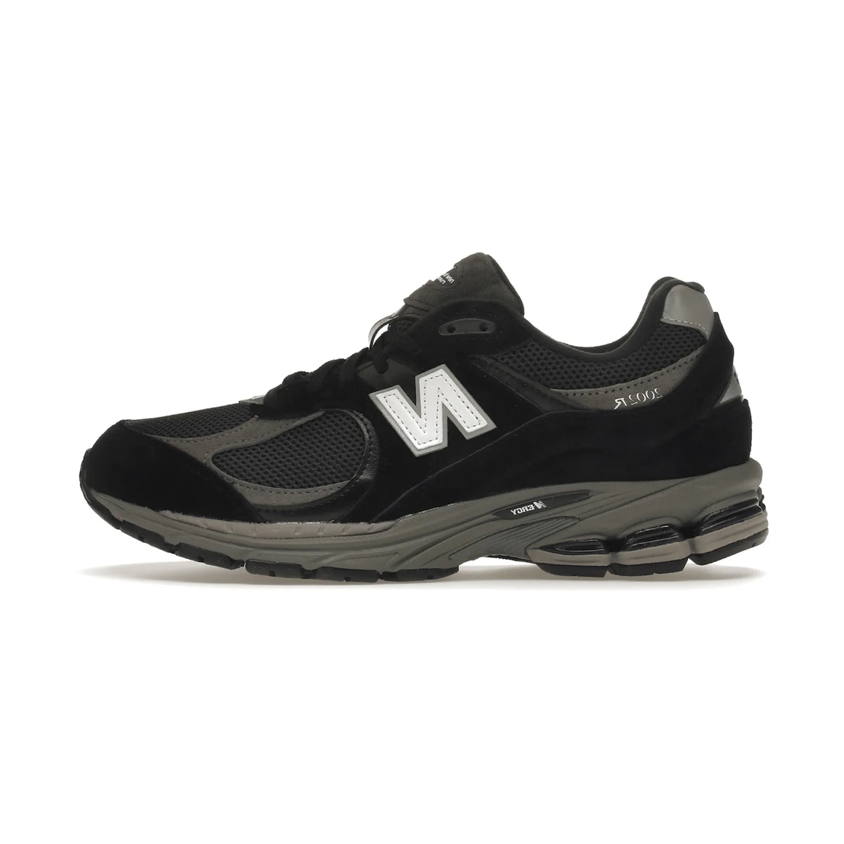 New Balance 2002R Black Dark Grey White