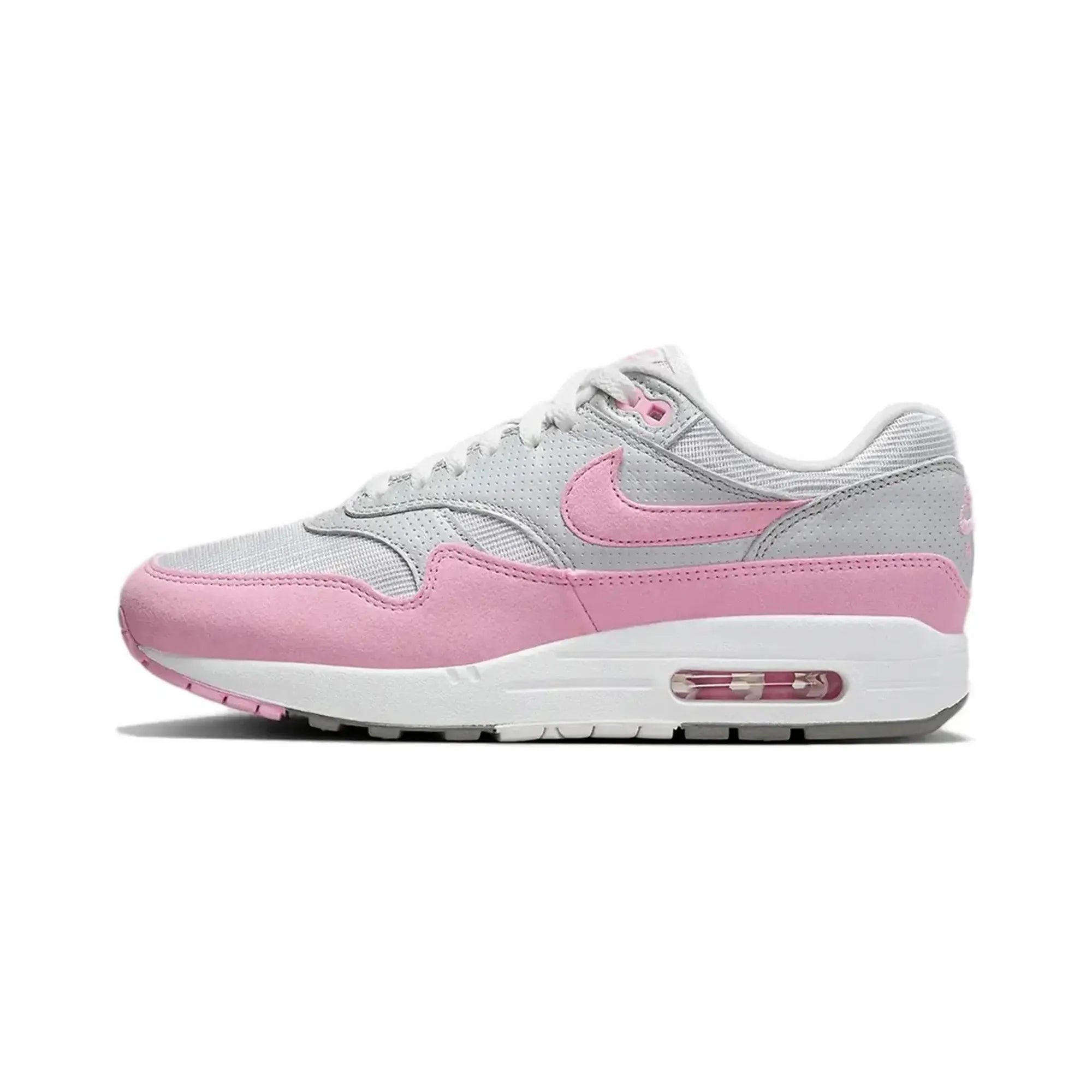 Nike Air Max 1 '87 Metallic Platinum Pink Rise (Women's)