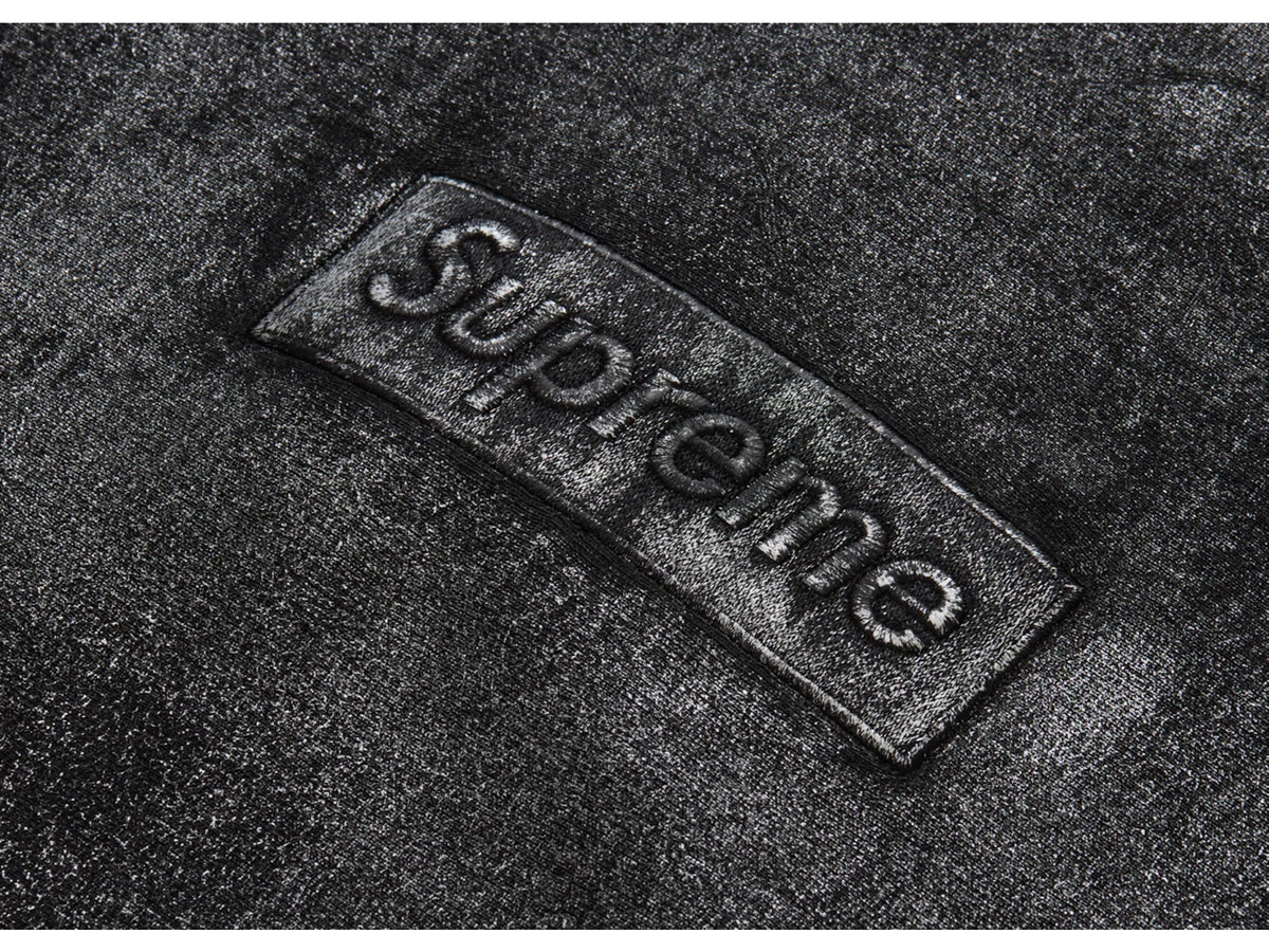 Supreme MM6 Maison Margiela Foil Box Logo Hooded Sweatshirt Black