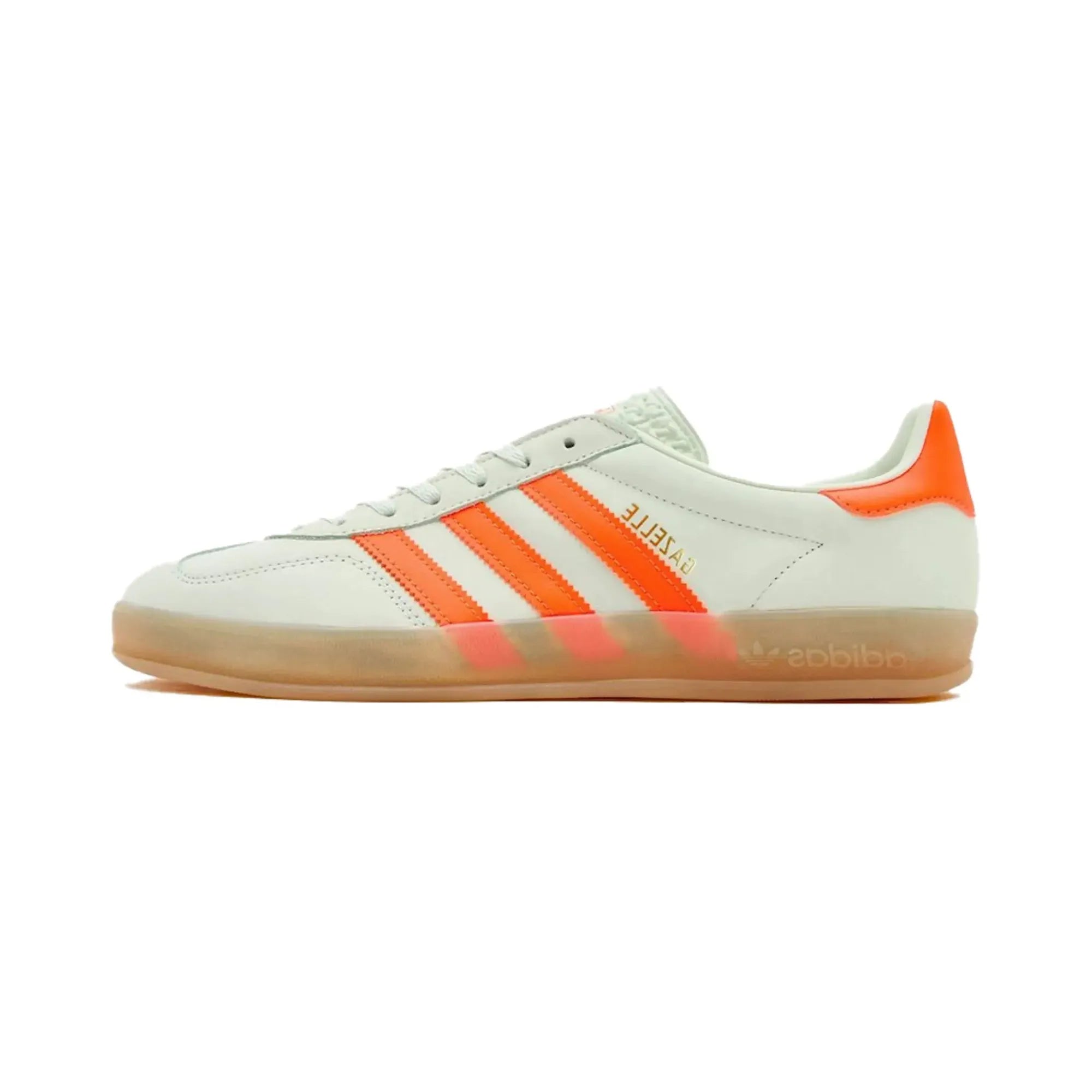 adidas Gazelle Indoor Linen Green Solar Orange