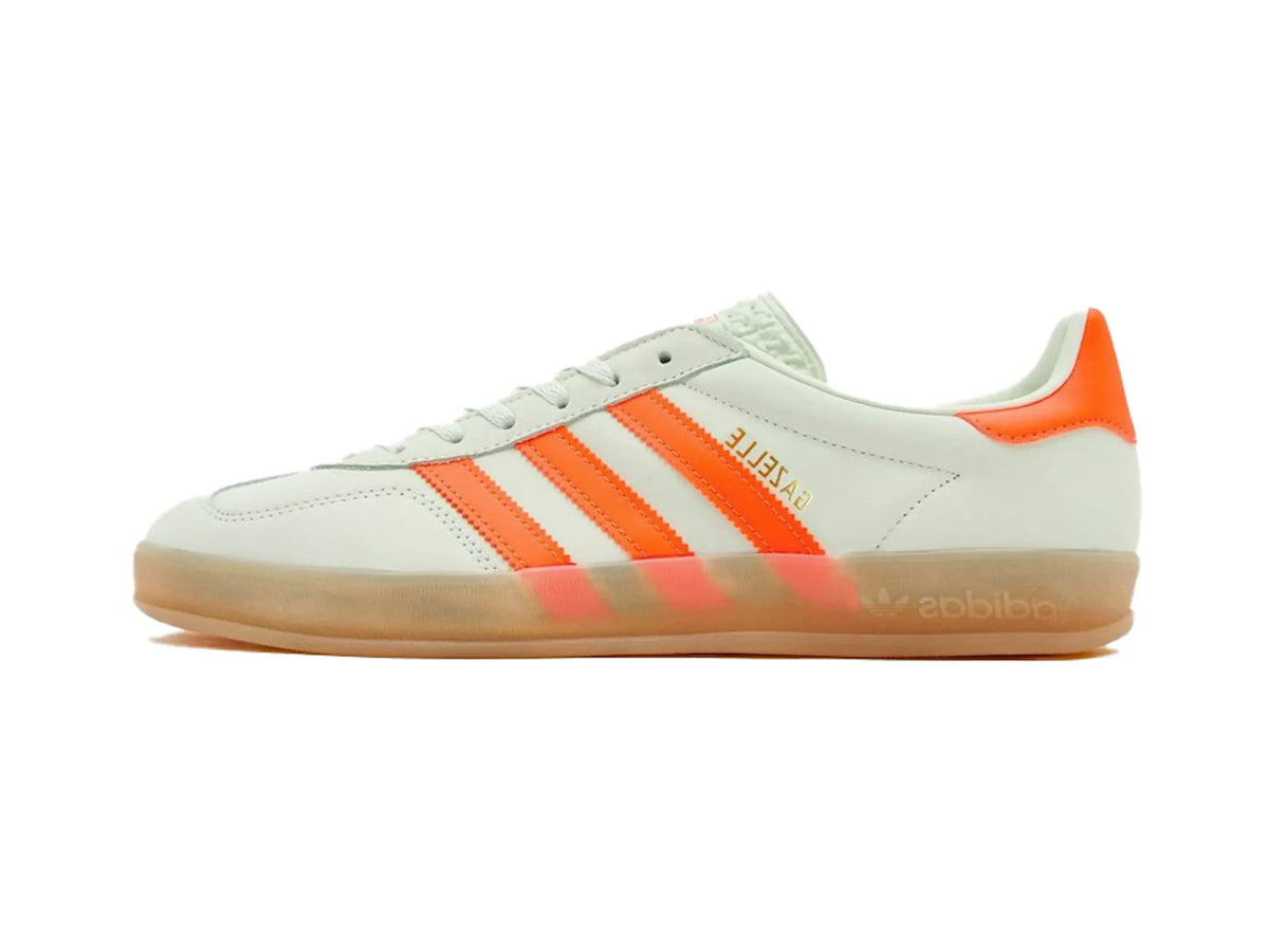 adidas Gazelle Indoor Linen Green Solar Orange