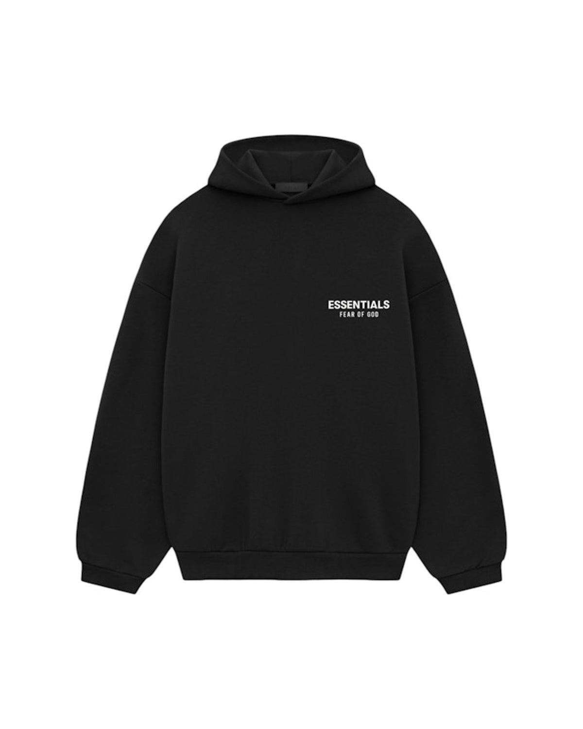 Fear of God Essentials Fleece Hoodie (FW24) Black