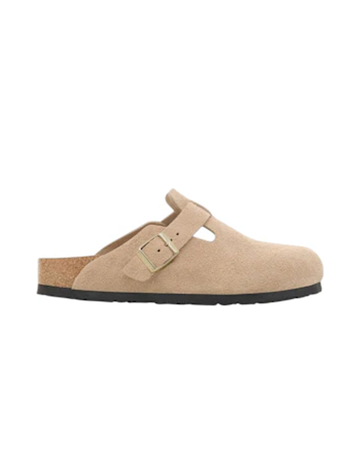 Birkenstock Boston Suede Leather Sandcastle