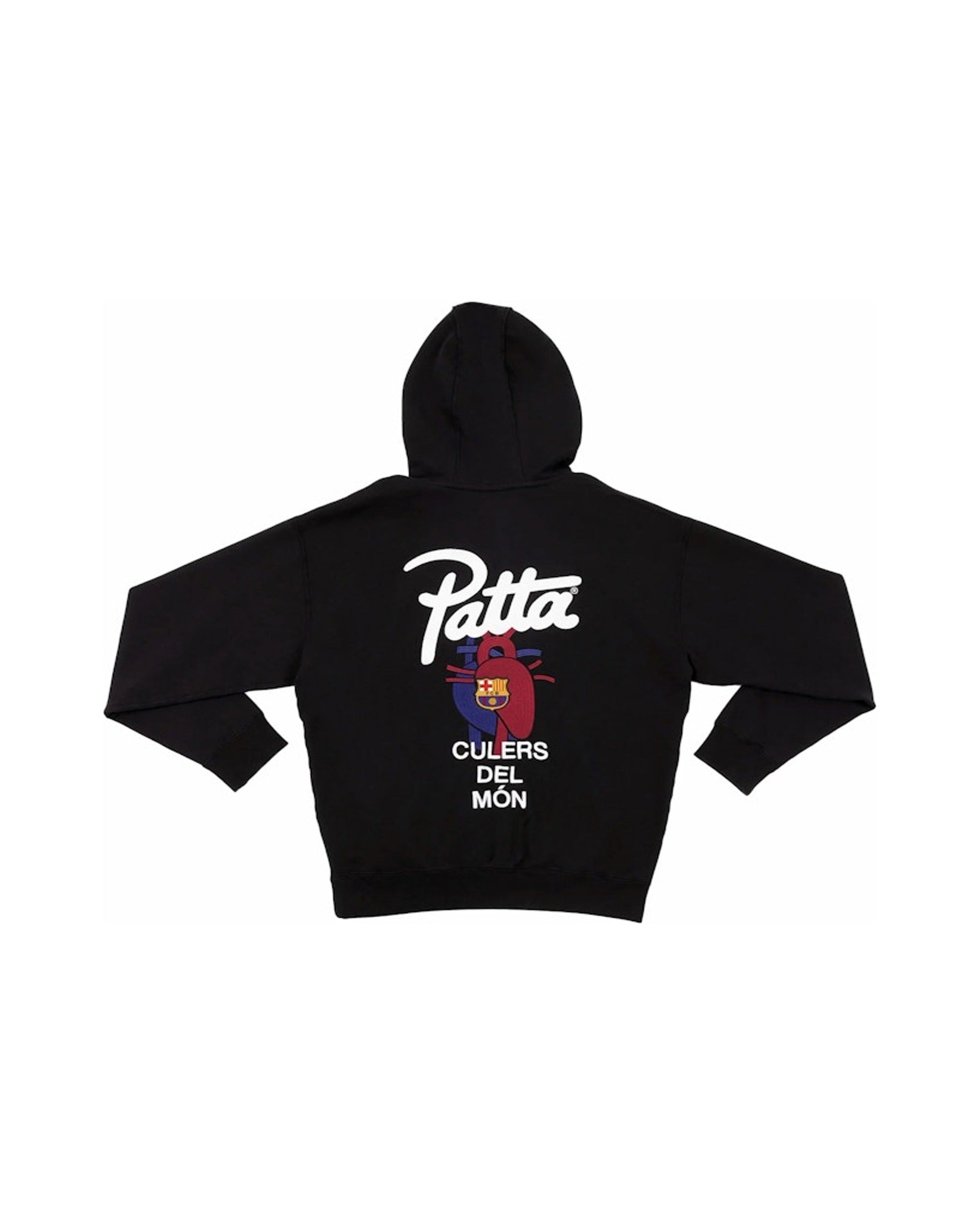Patta x Barcelona FC Culers del Món Hoodie Black/Deep Royal Blue