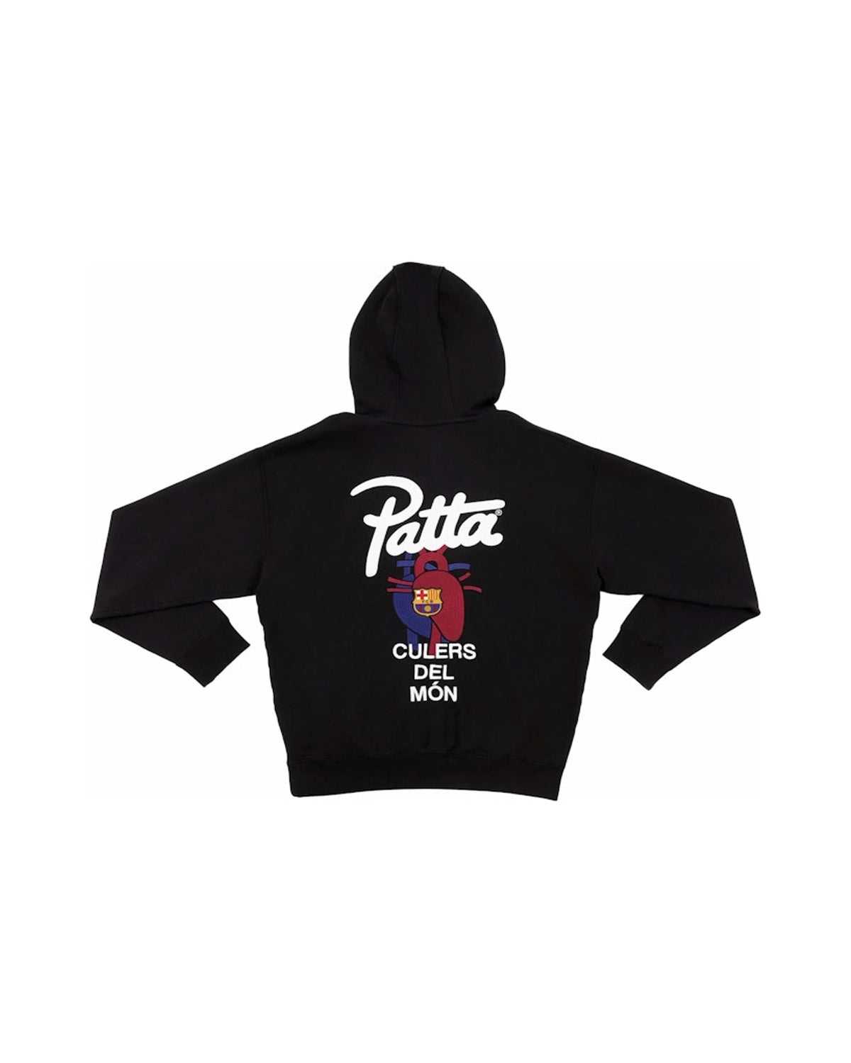 Patta x Barcelona FC Culers del Món Hoodie Black/Deep Royal Blue