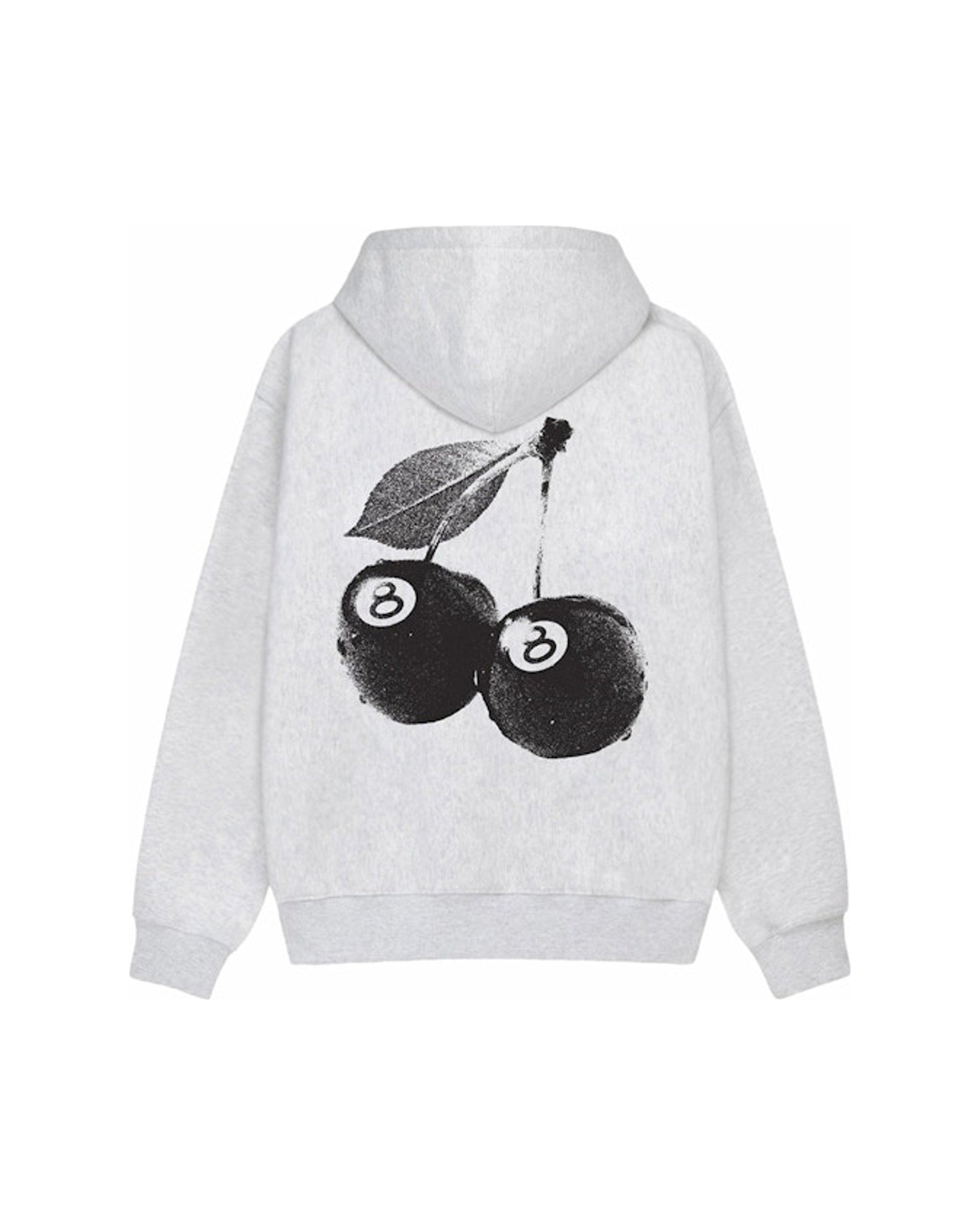 Stussy Cherries Hoodie Ash Heather