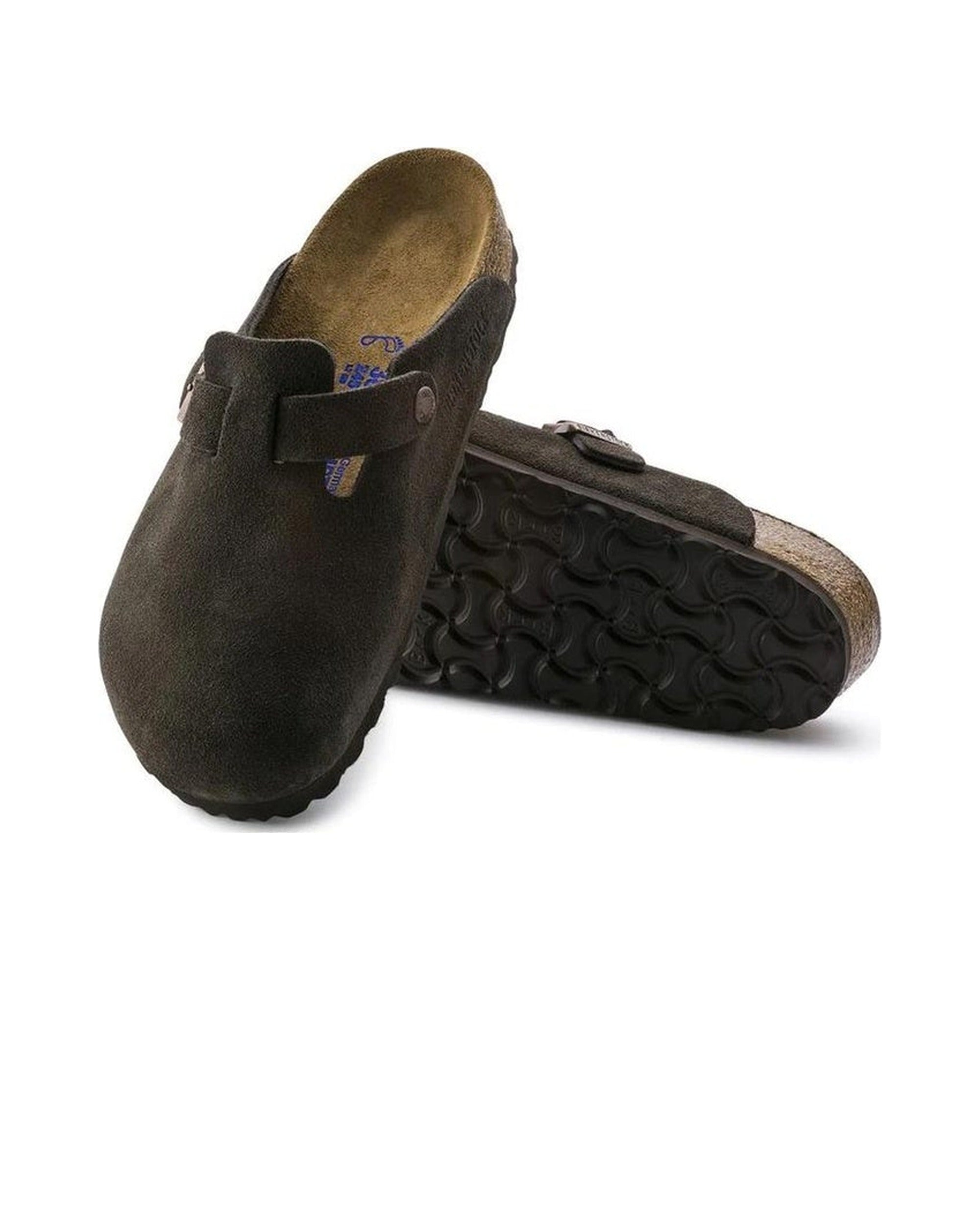 Birkenstock Boston Soft Footbed Suede Mocha