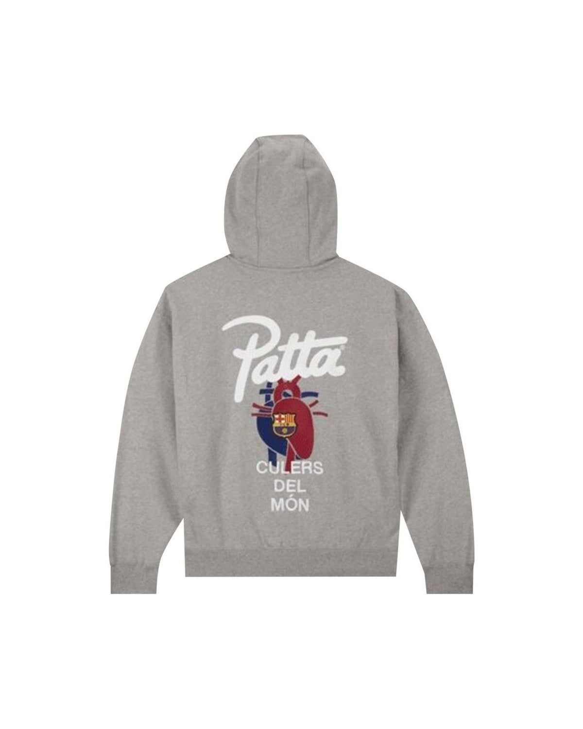 Nike FC Barcelona x Patta Solo Swoosh Hoodie Grey