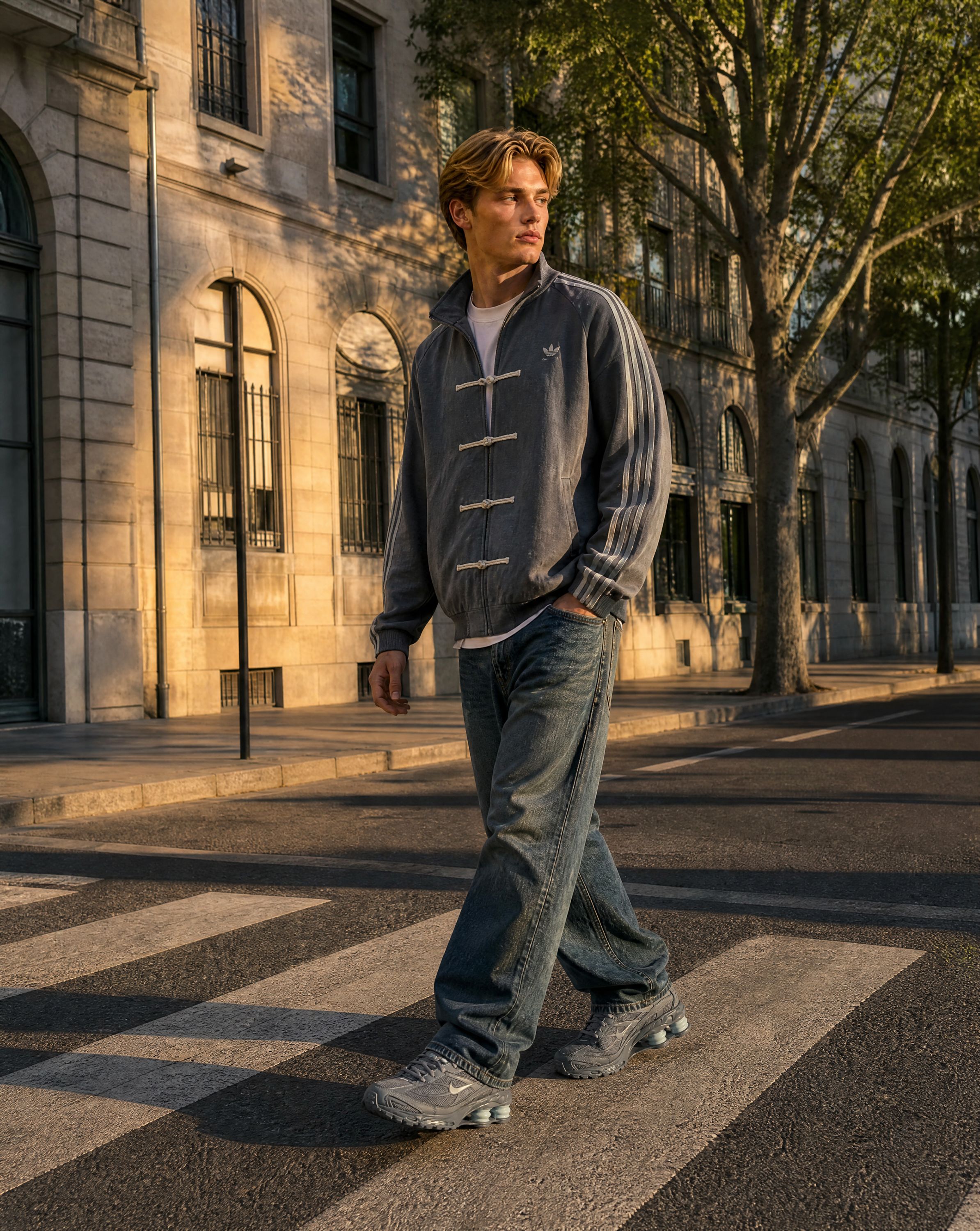 Nike Shox Ride 2 Cool Grey Celestine Blue - streetstyle i København