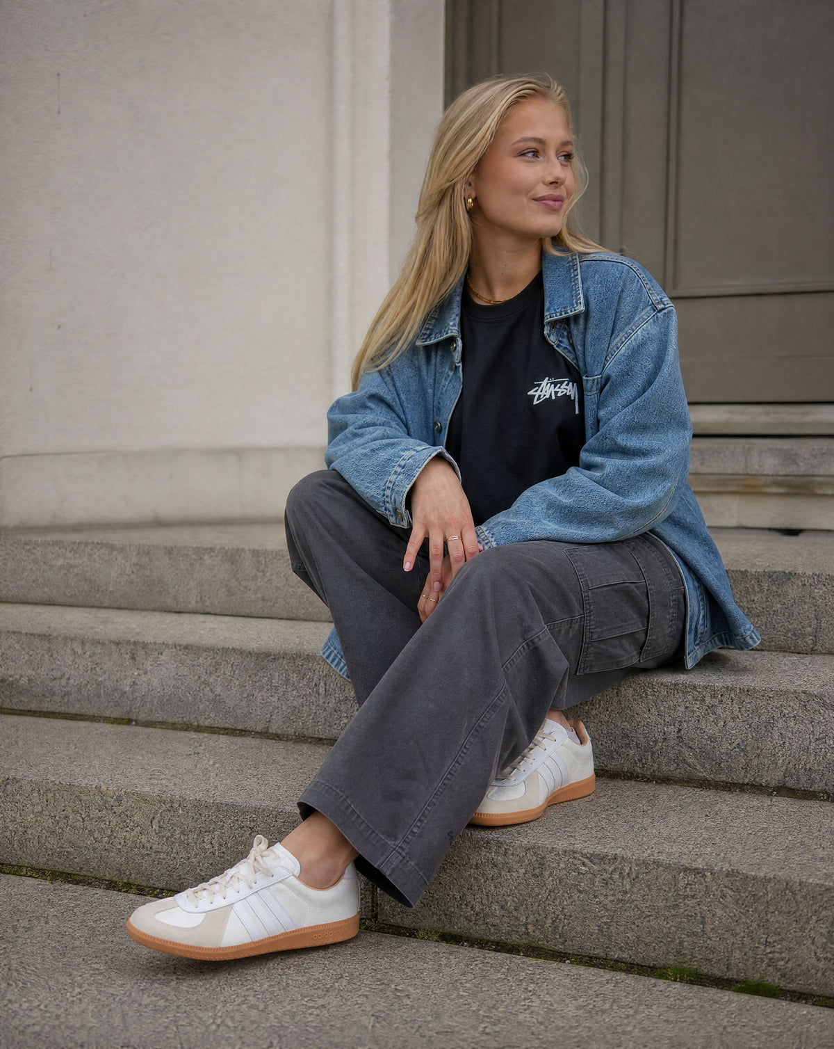 adidas BW Army Lux White Gum - streetstyle i Aarhus