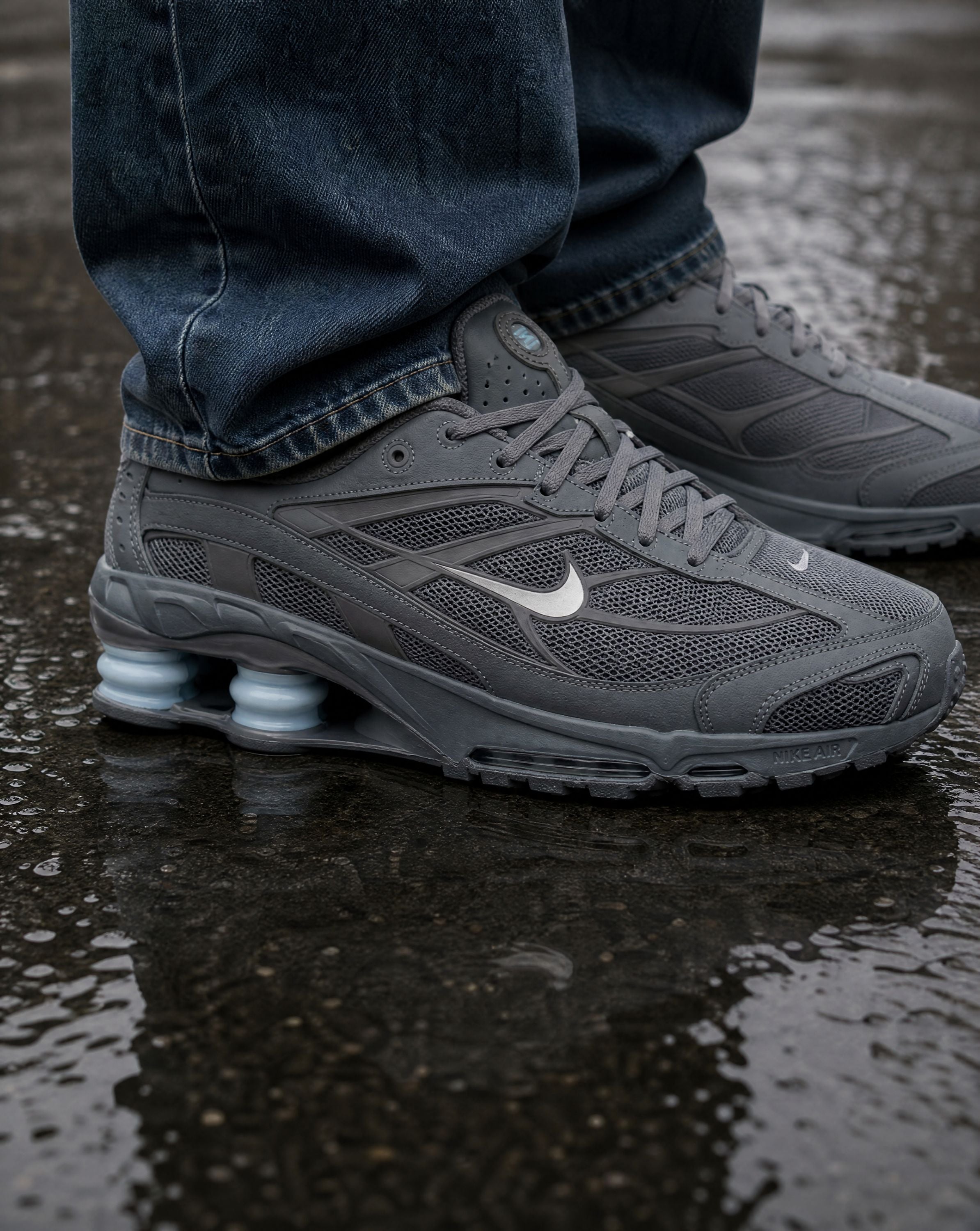 Nike Shox Ride 2 Cool Grey Celestine Blue - on-foot