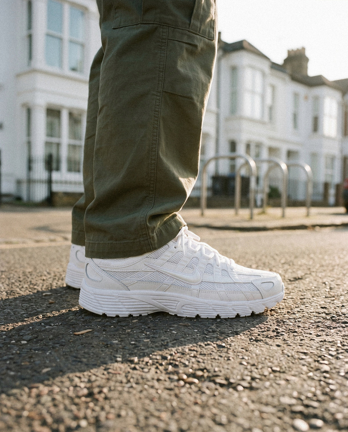 Nike P-6000 Triple White - on foot