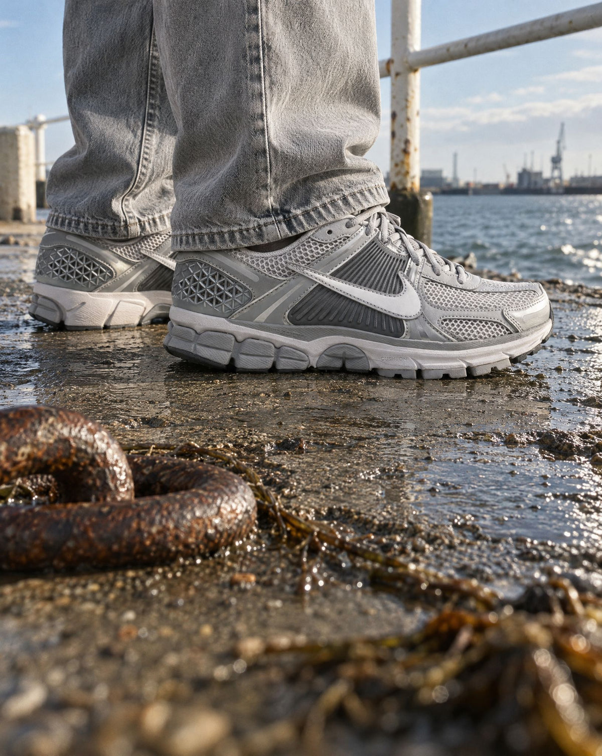 Nike Zoom Vomero 5 Cool Grey - on-foot